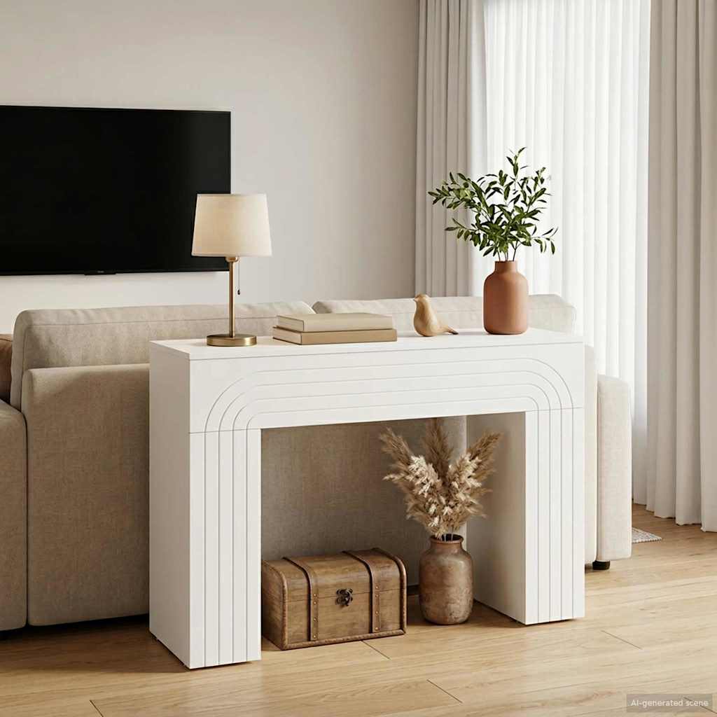 Kava Stol Bijela 102 x 35 x 75 cm Konstruirano drvo