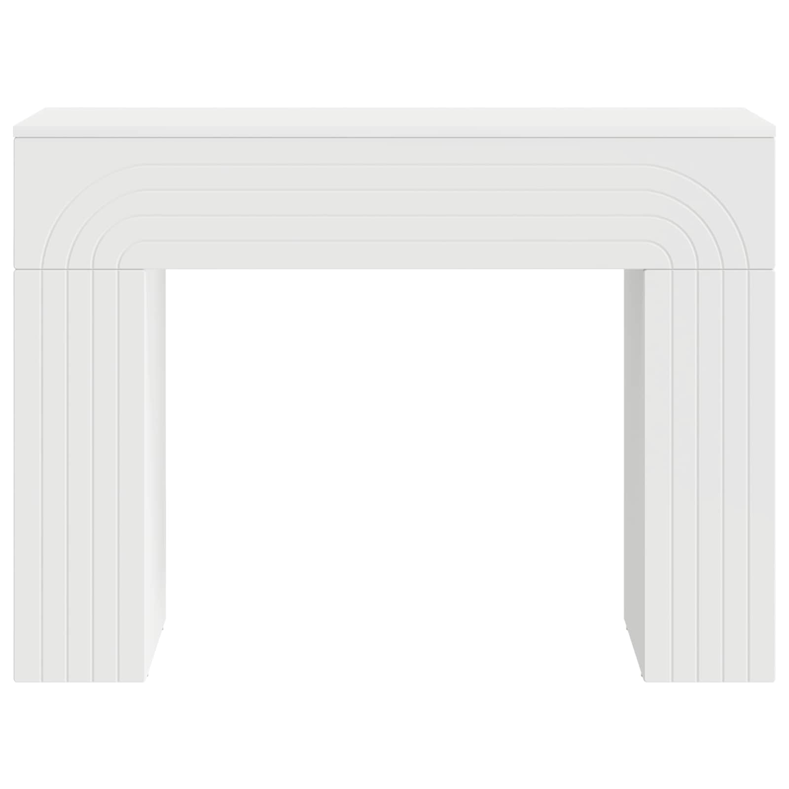 Kava Stol Bijela 102 x 35 x 75 cm Konstruirano drvo