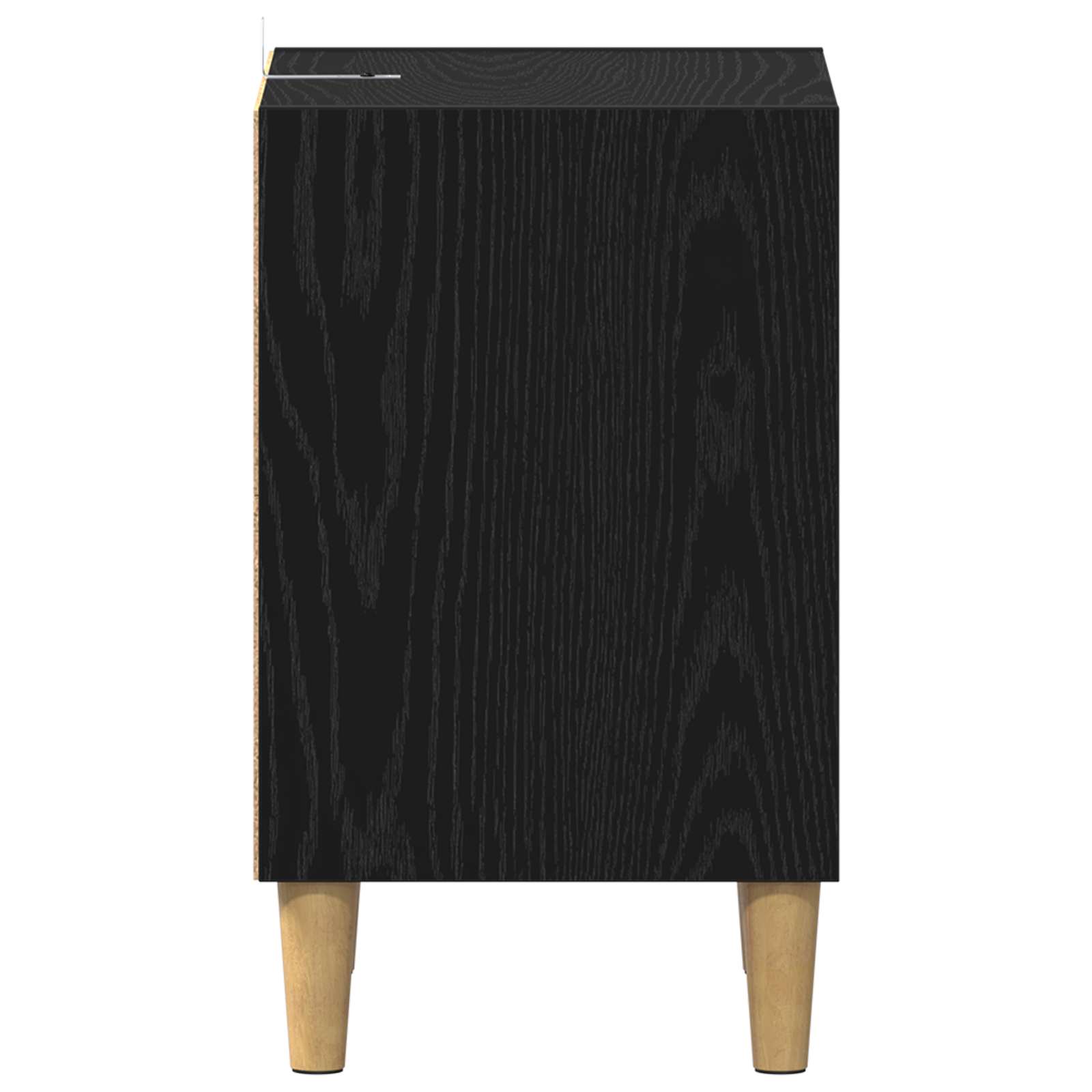 Ormarić za krevet Crni hrast 40 x 30 x 50 cm Konstruirano drvo