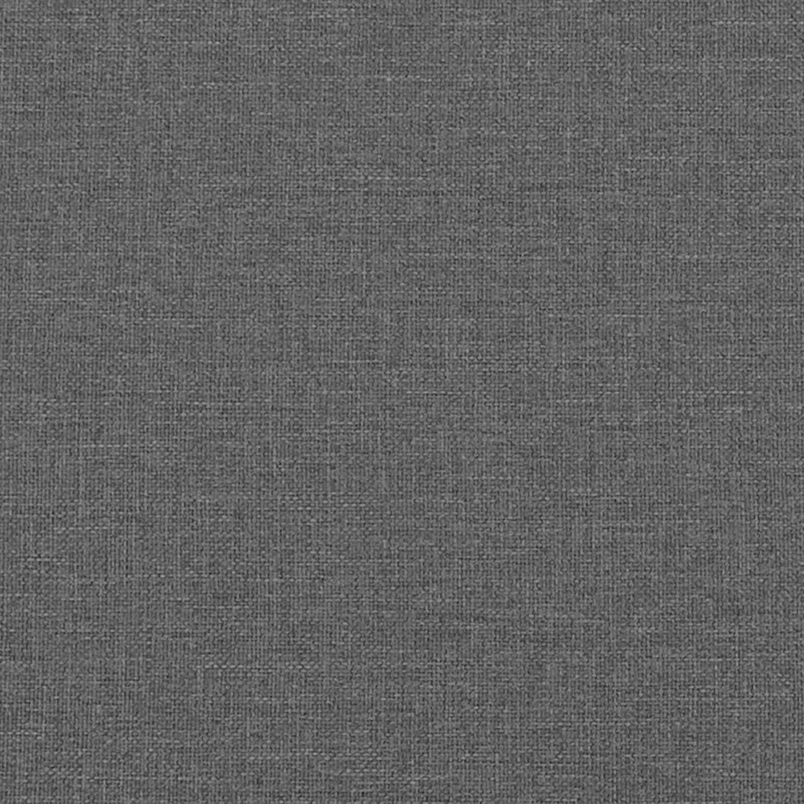 Krevetna konstrukcija Tamnosiva 137 x 190 cm Tkanina