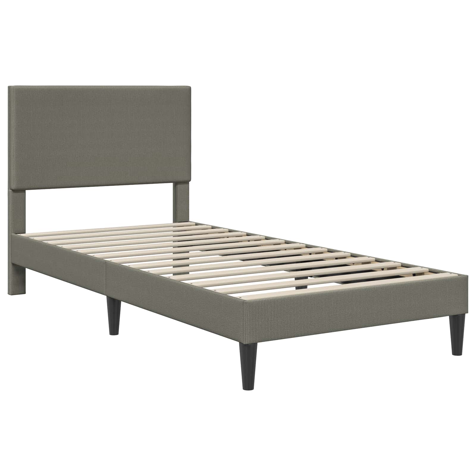 Krevetna konstrukcija Svjetlosiva 90 x 190 cm Kordura tekstil