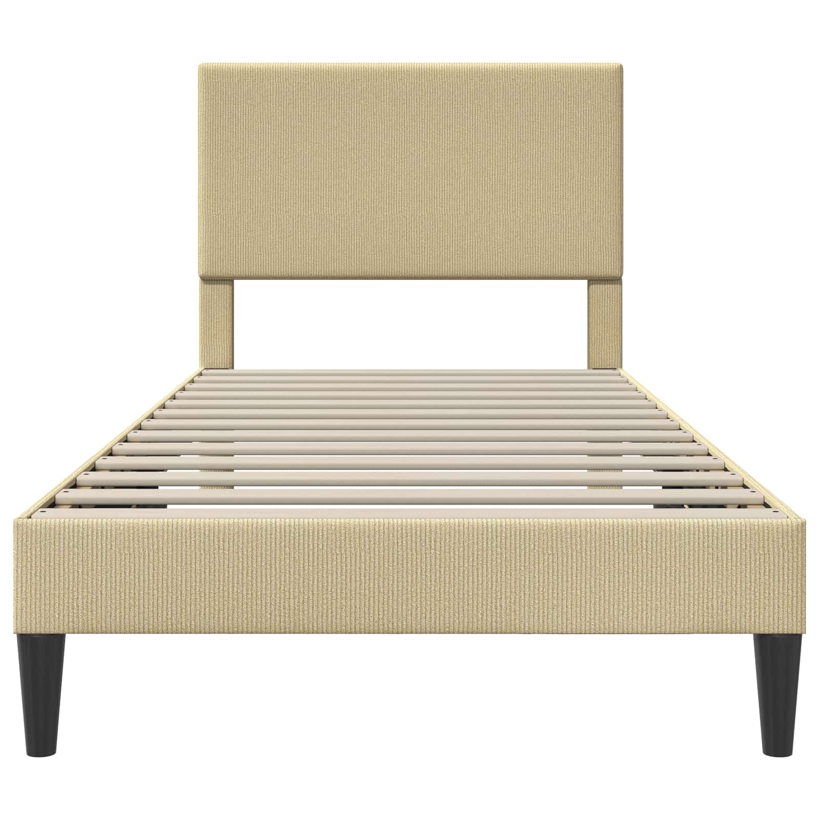 Krevetna konstrukcija Svijetlozeleni sivi 90 x 200 cm