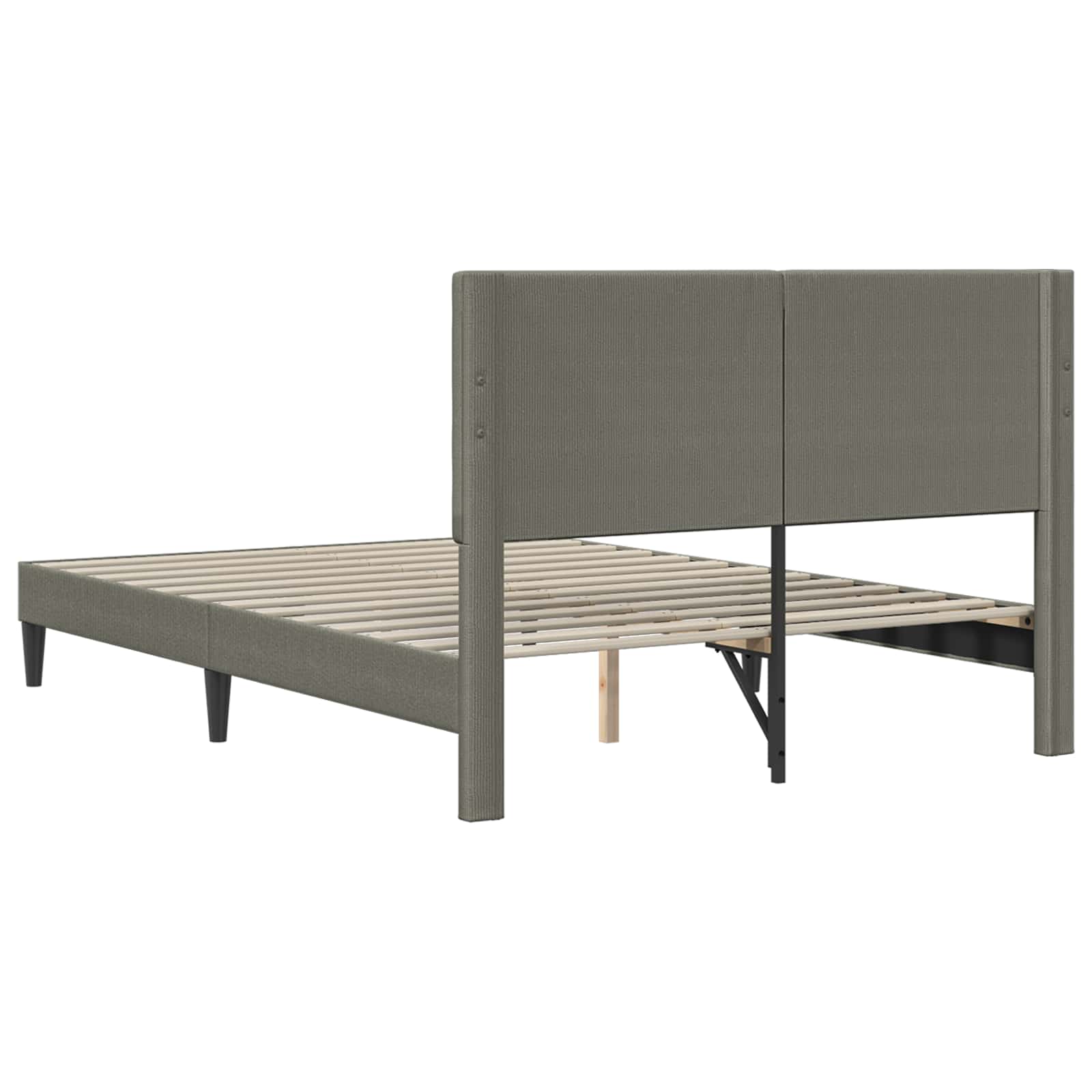 Krevetna konstrukcija Svjetlosiva 140 x 200 cm Kordura tekstil