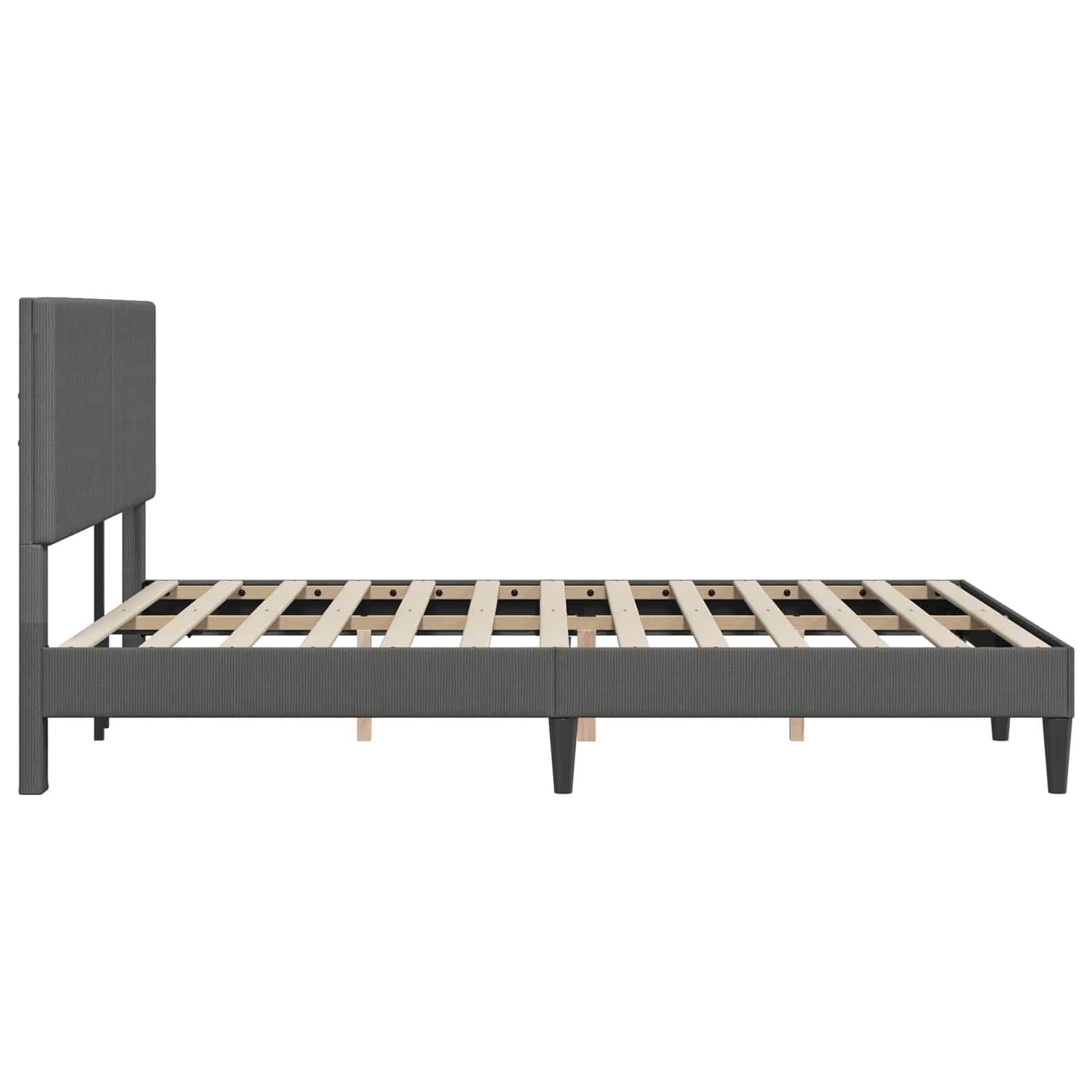 Krevetna konstrukcija Tamnosiva 140 x 200 cm Kordura tekstil