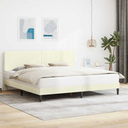 Krevetna konstrukcija Krem 180 x 200 cm Kordura tekstil