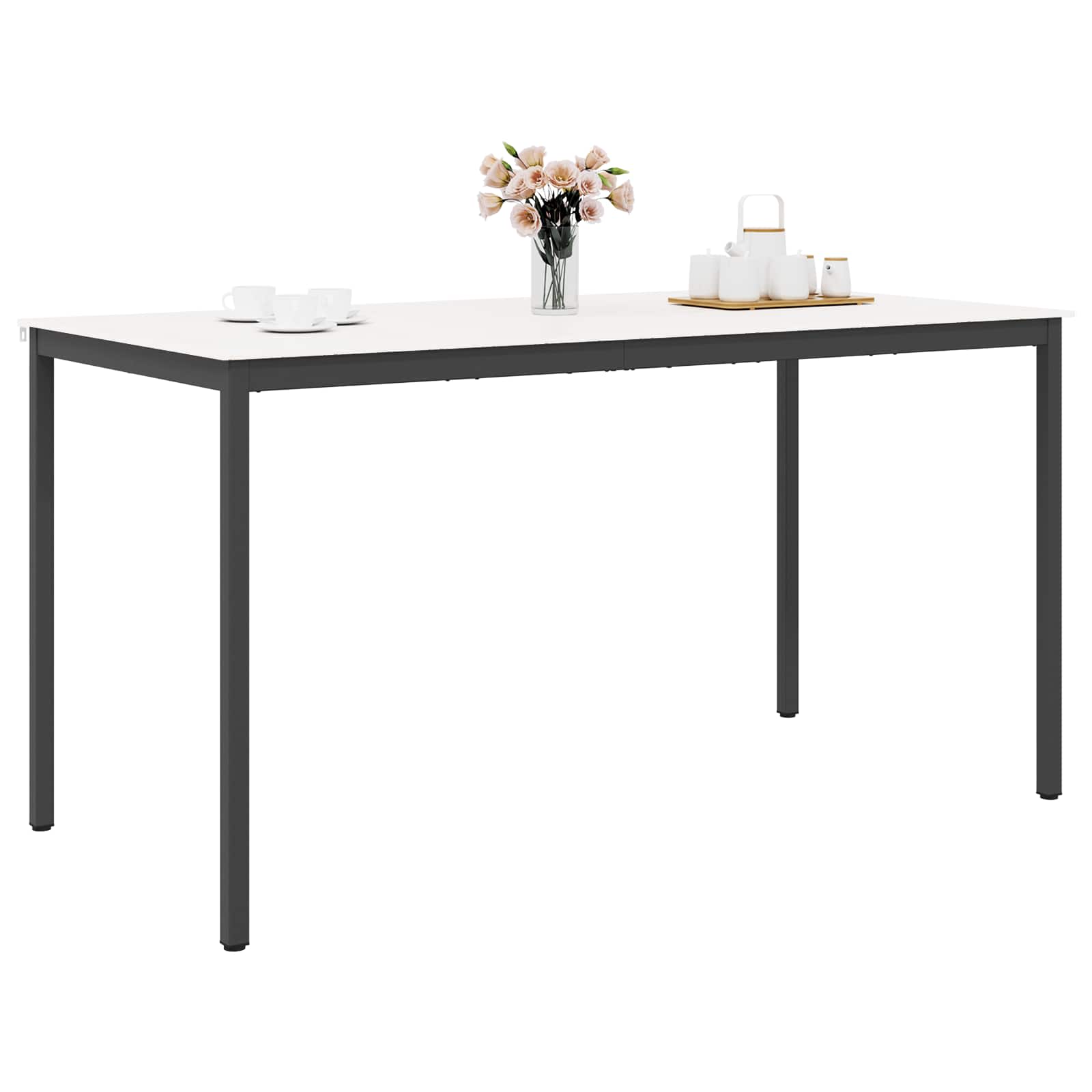 Stol za bar Bijelo 200 x 100 x 105 cm Čvrsto borovo drvo
