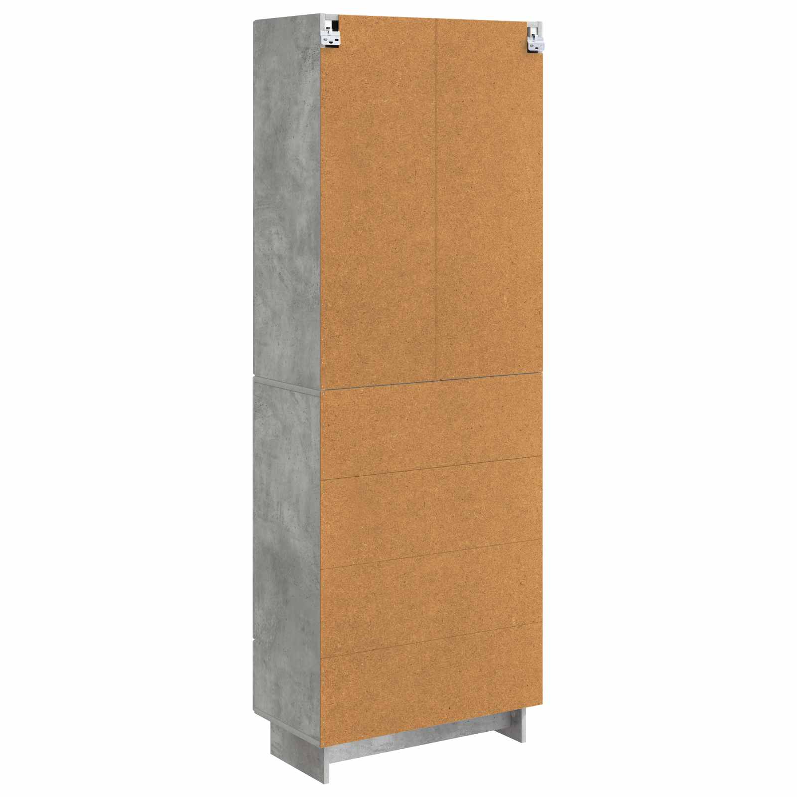 Set ormara 2 pcs Betonska siva 66 x 34,5 x 95 cm
