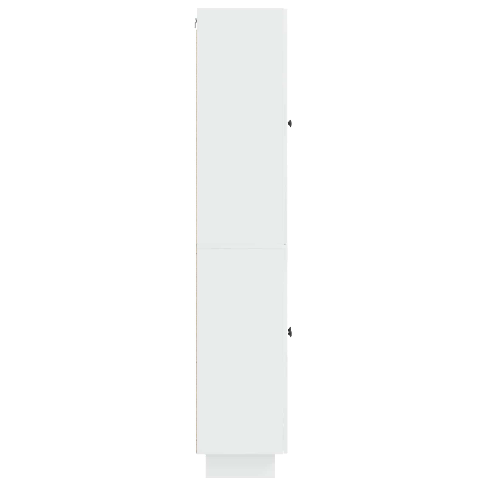 Set ormara 2 pcs Bijela visokog sjaja 66 x 34,5 x 90 cm