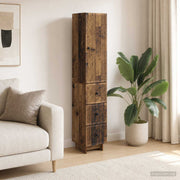 Set ormara 2 pcs Staro drvo 33 x 34,5 x 90 cm Konstruirano drvo