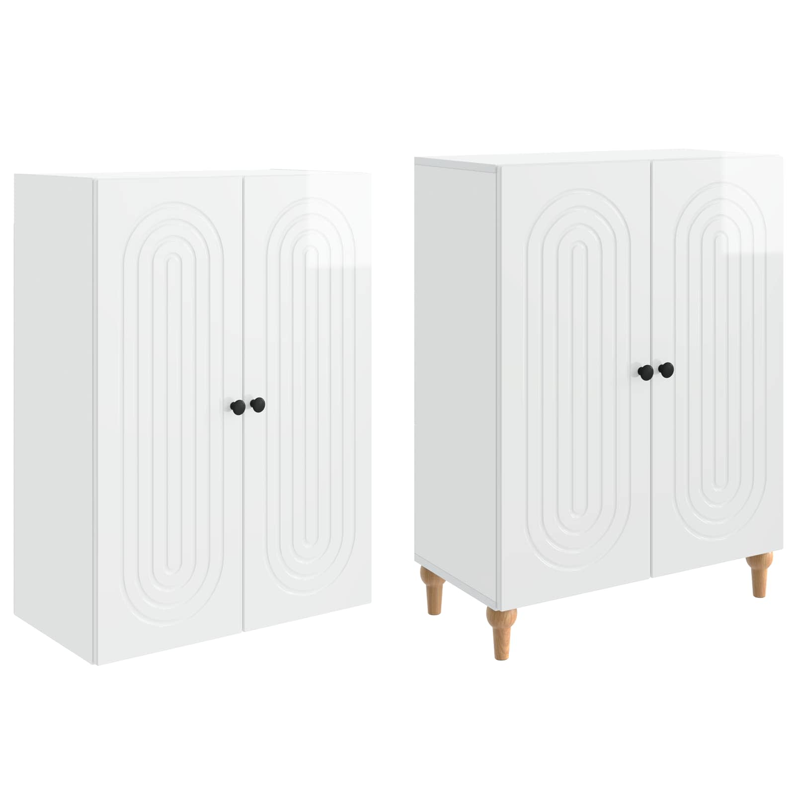 Set ormara 2 pcs 66 x 34,5 x 90 cm Konstruirano drvo
