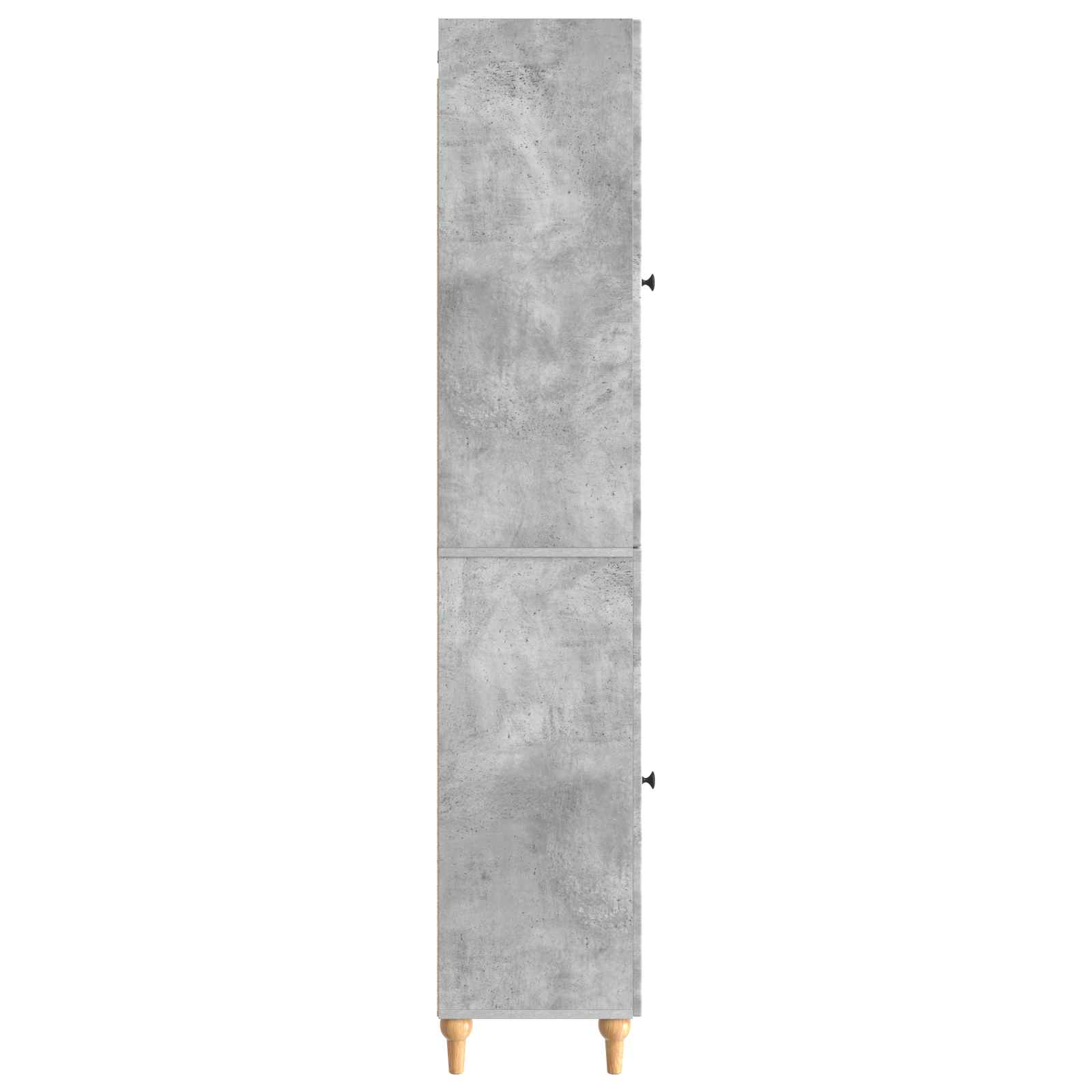 Set ormara 2 pcs Betonska siva Konstruirano drvo