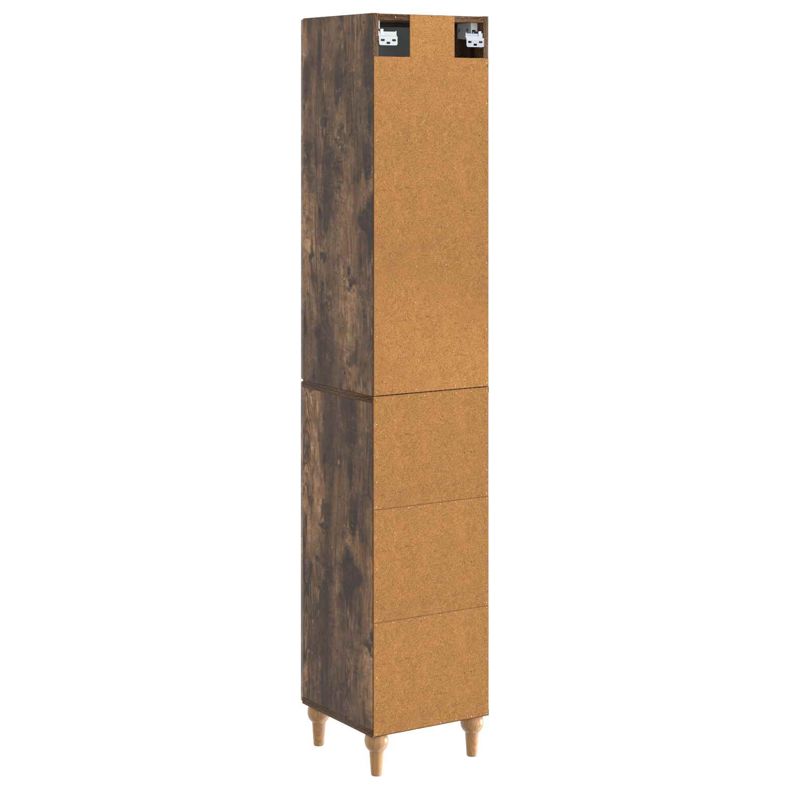 Set ormara 2 pcs Dimljeni hrast Konstruirano drvo