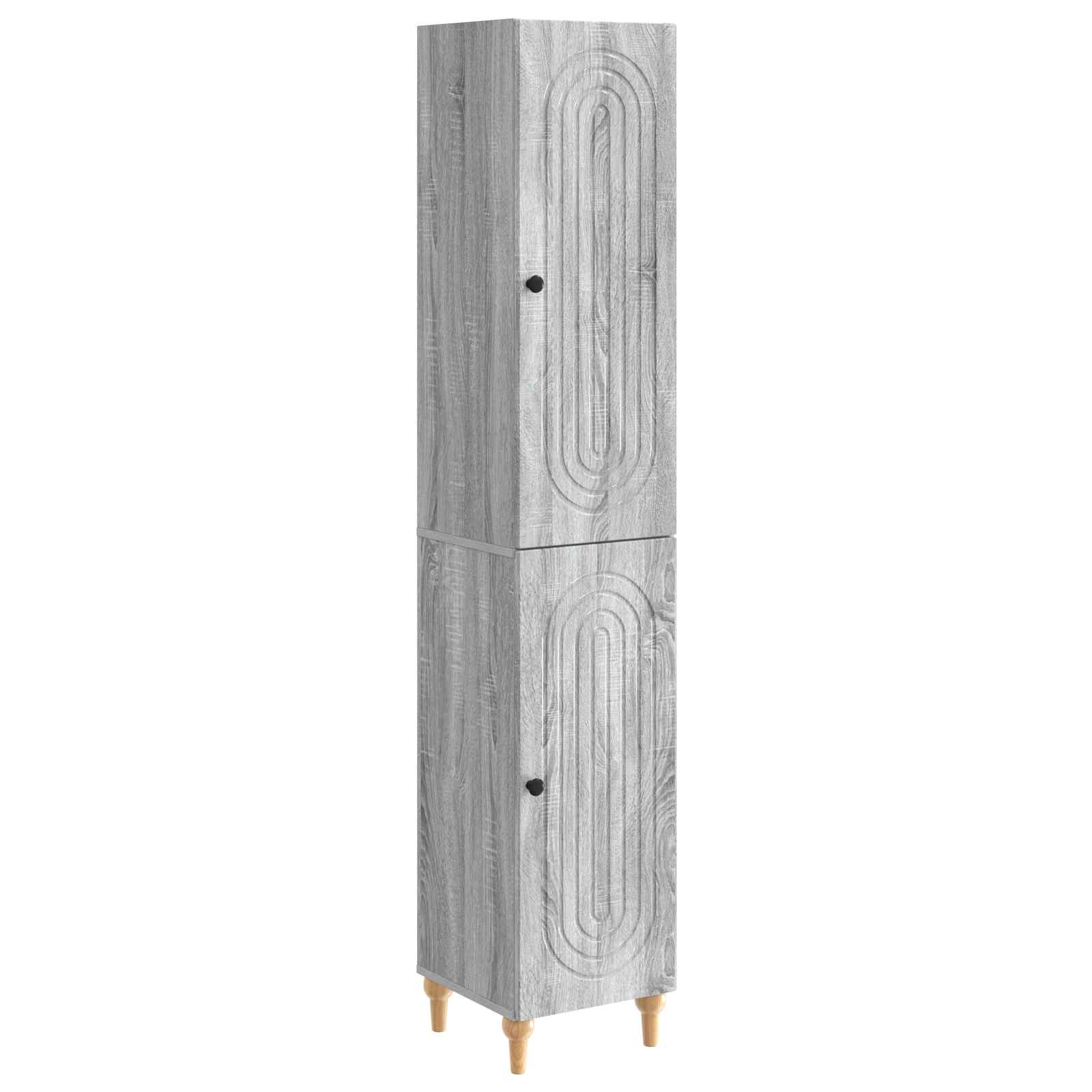 Set ormara 2 pcs Siva Sonoma Konstruirano drvo
