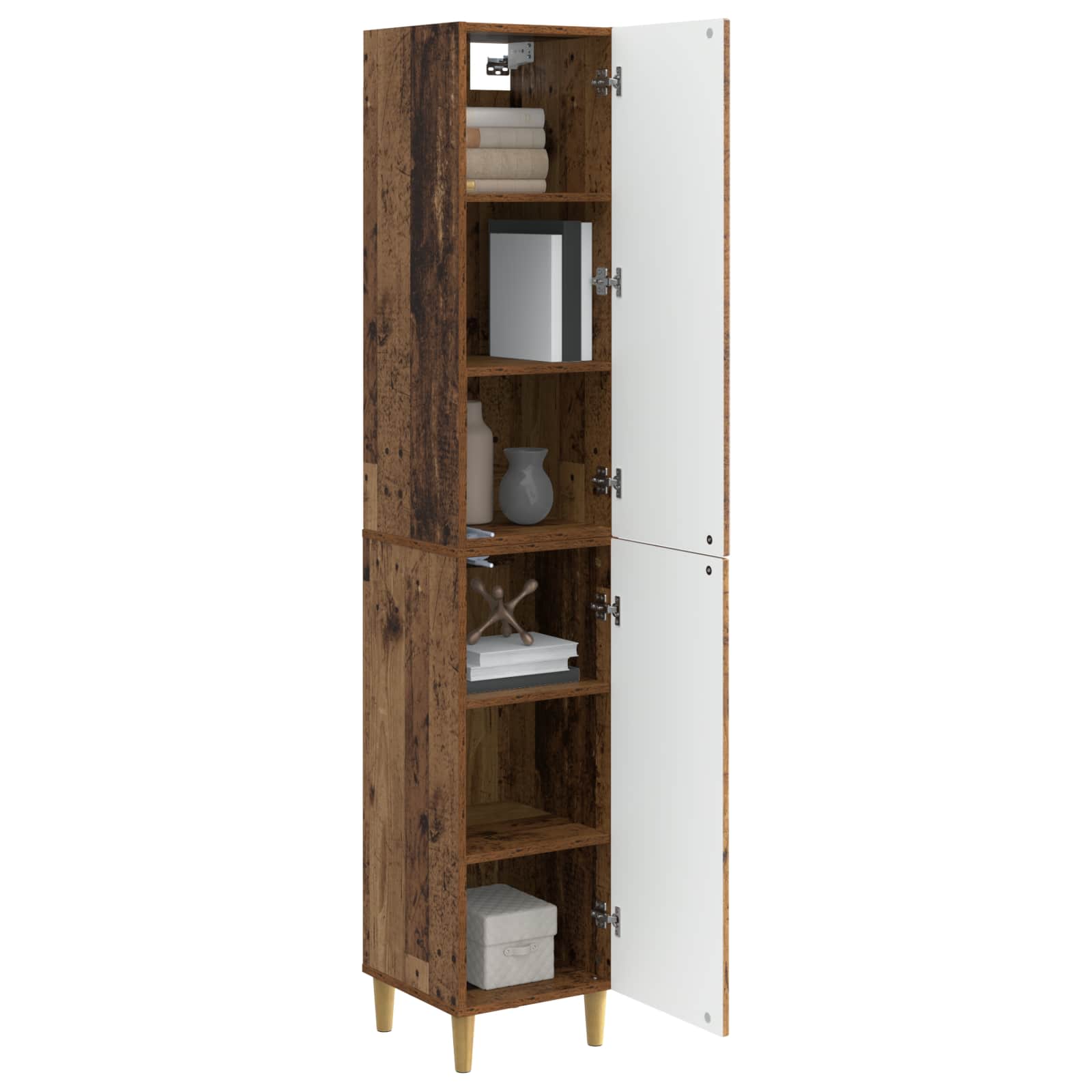 Set ormara 2 pcs Staro drvo 33 x 34,5 x 90 cm Konstruirano drvo
