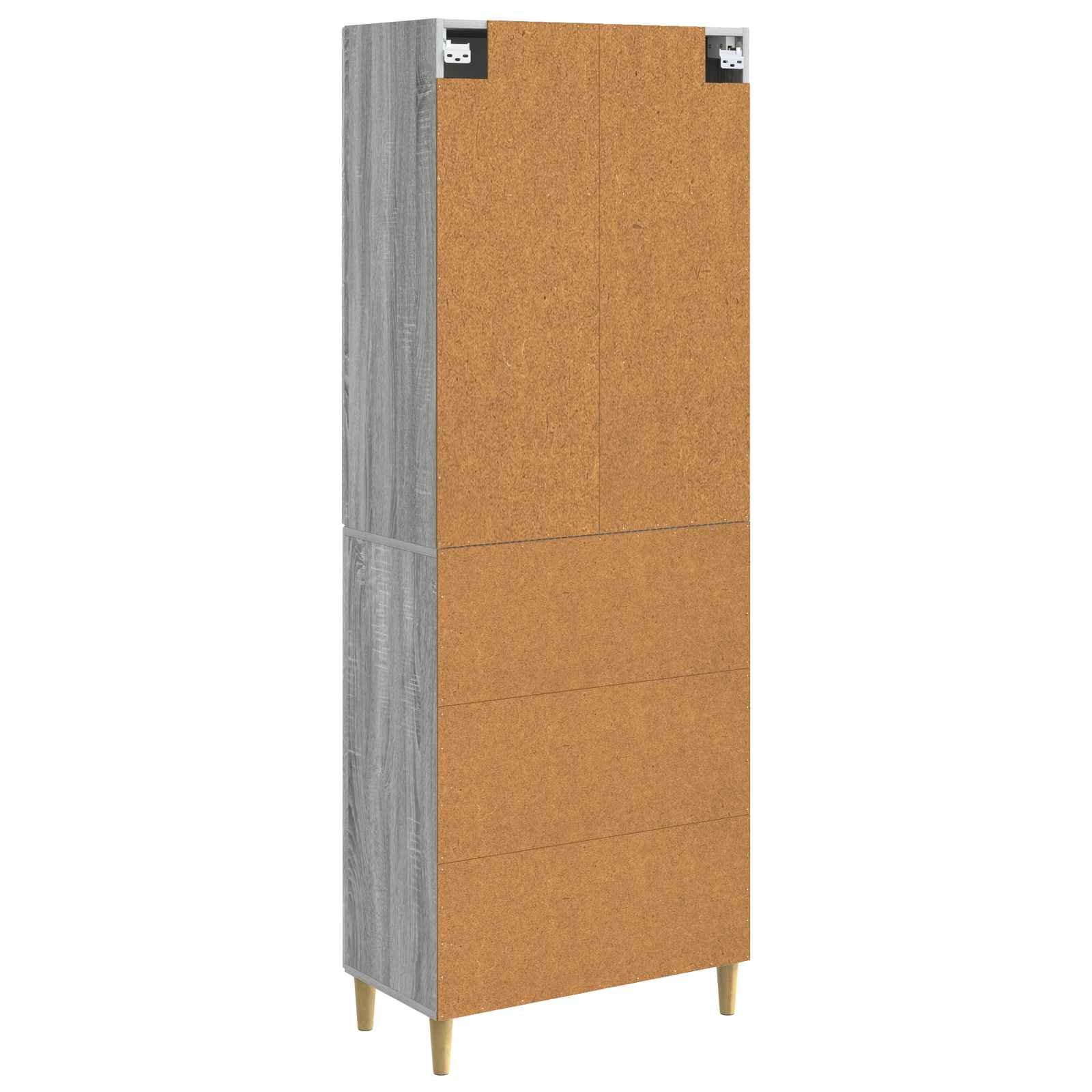 Set ormara 2 pcs Siva Sonoma Konstruirano drvo