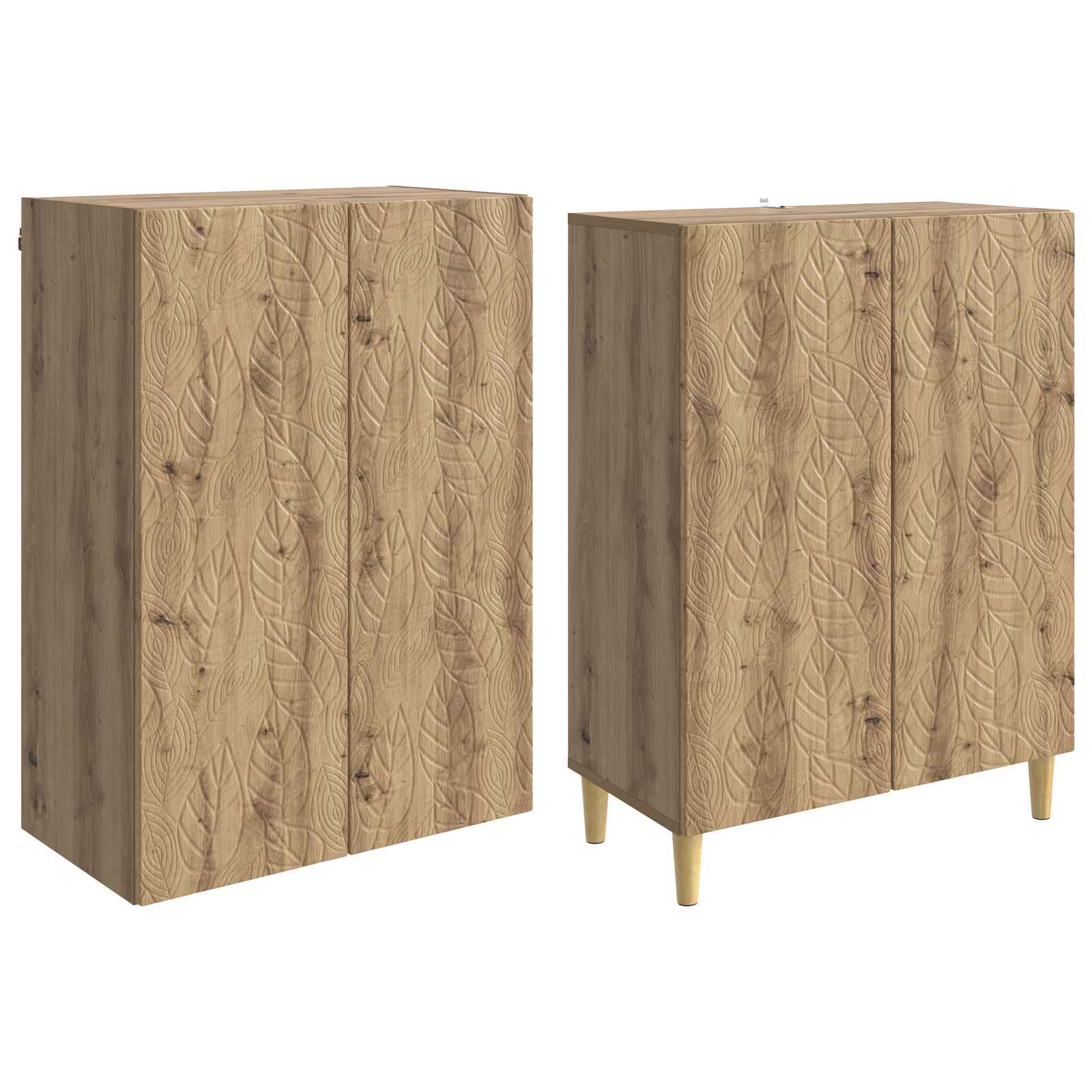 Set ormara 2 pcs Hrast artisan Konstruirano drvo