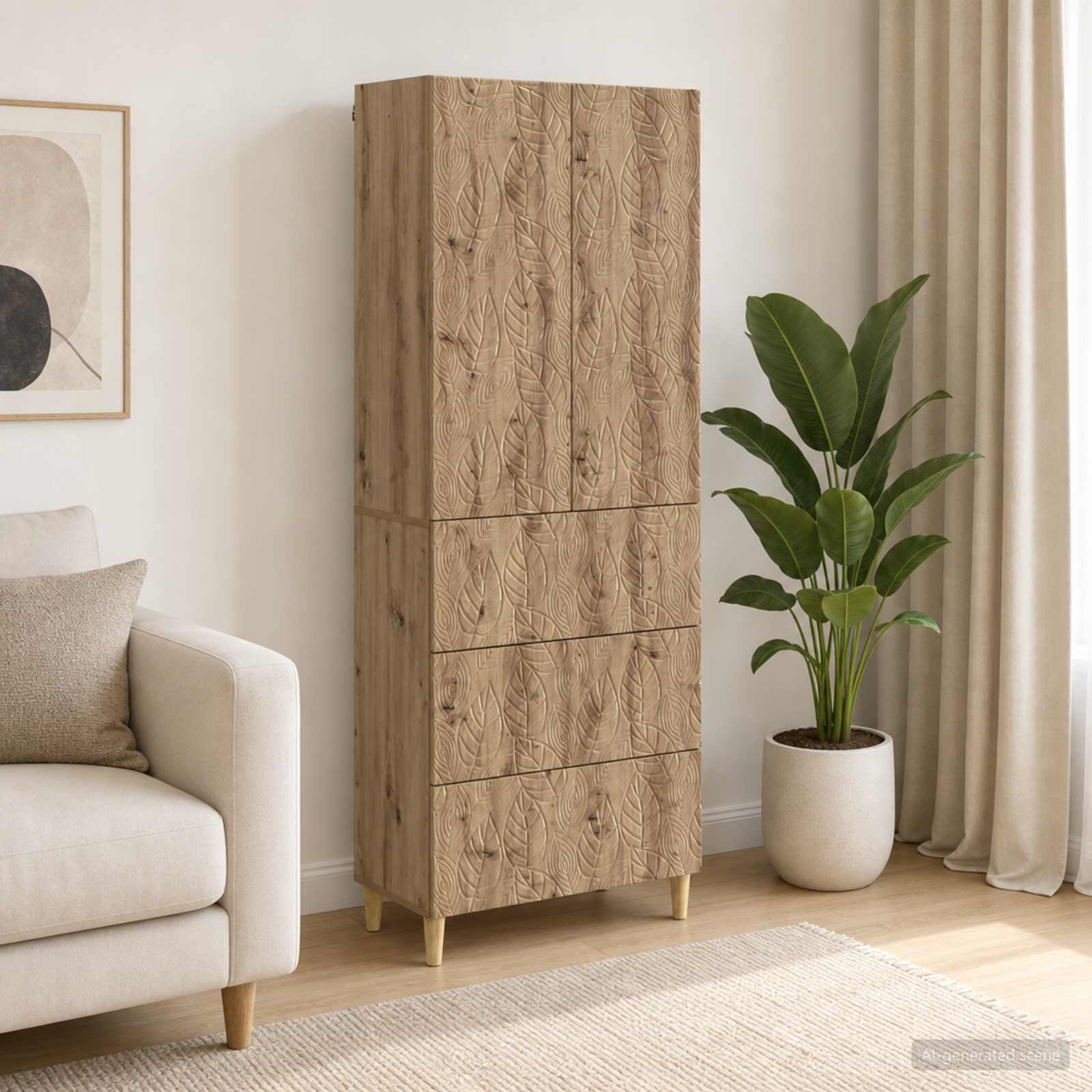 Set ormara 2 kom. 66 x 34,5 x 90 cm Konstruirano drvo