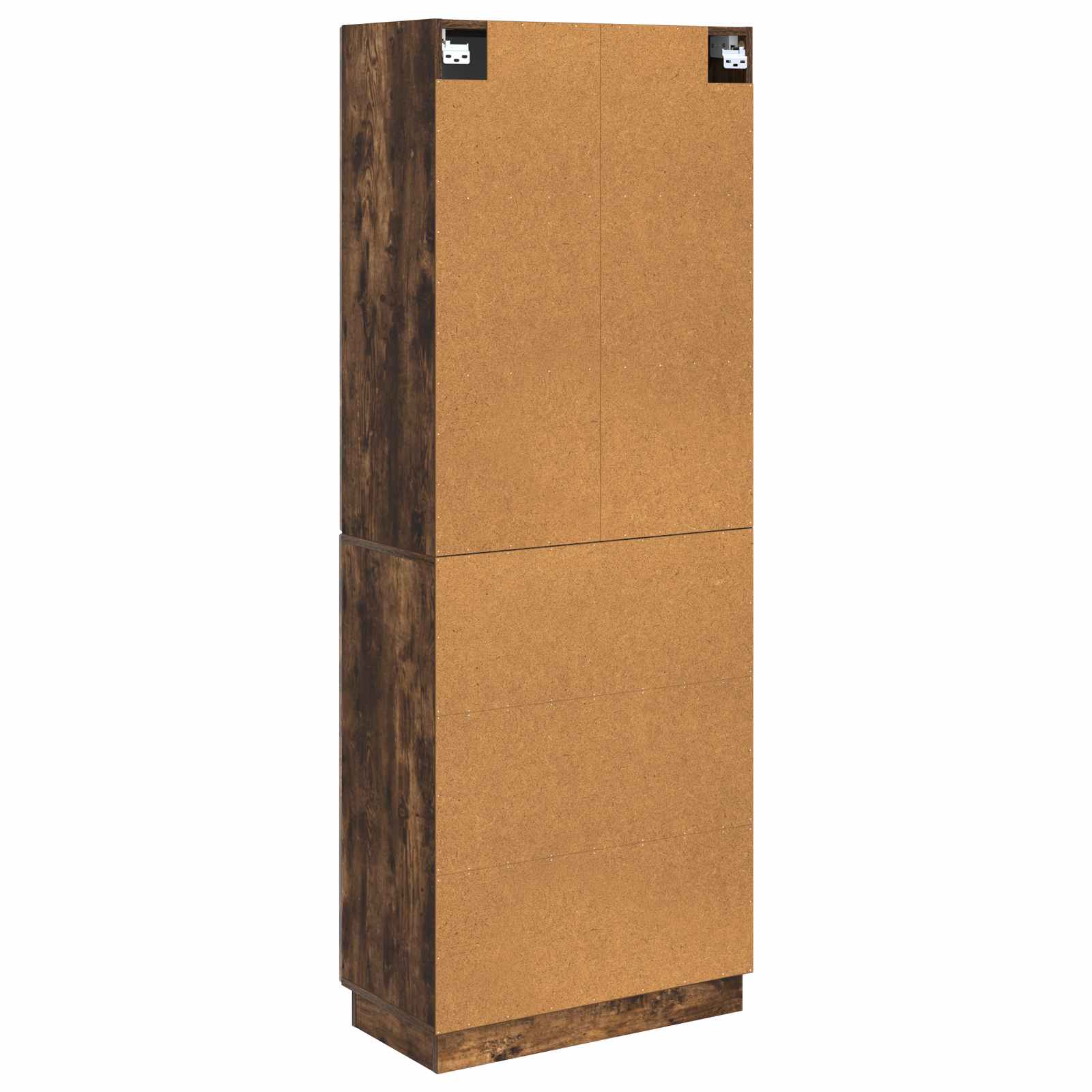 Set ormara 2 pcs Dimljeni hrast Konstruirano drvo