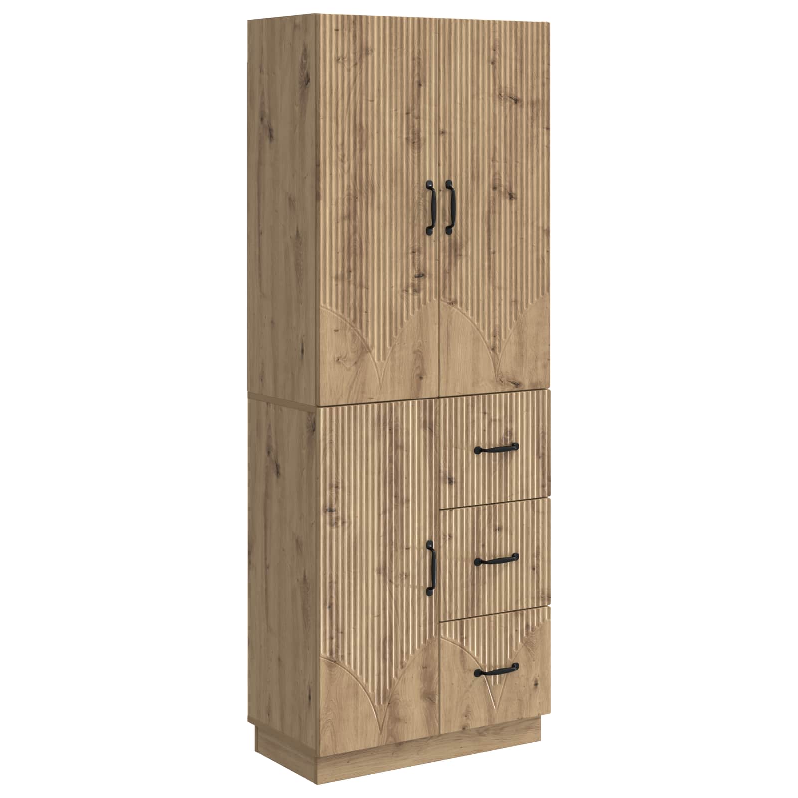 Set ormara 2 pcs Hrast artisan Konstruirano drvo