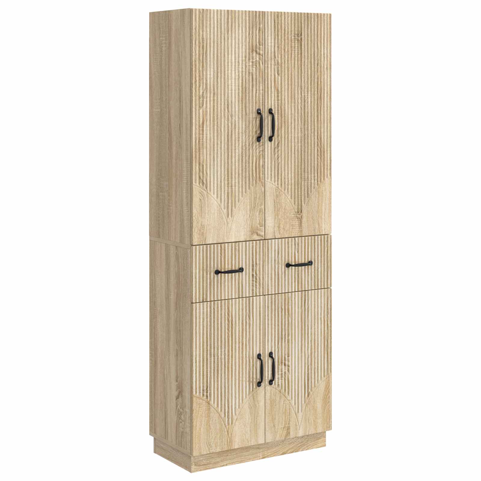 Set ormara 2 pcs Hrast sonoma Konstruirano drvo