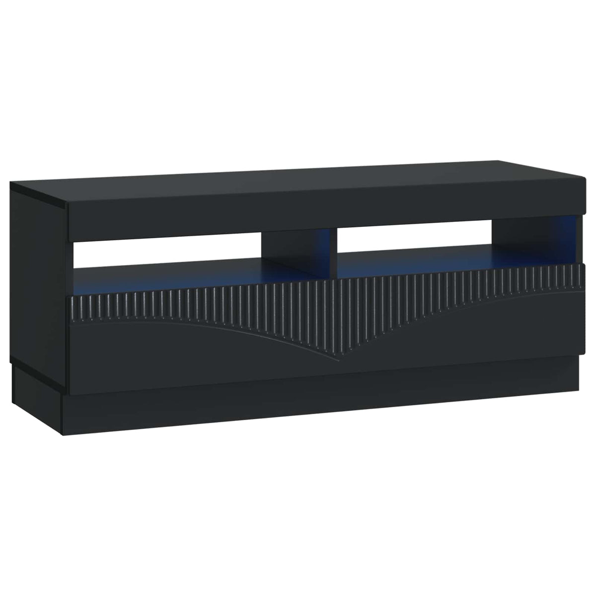 LED TV kabinet HOORN 3 kom. Crna Konstruirano drvo 100 x 35 x 40 cm