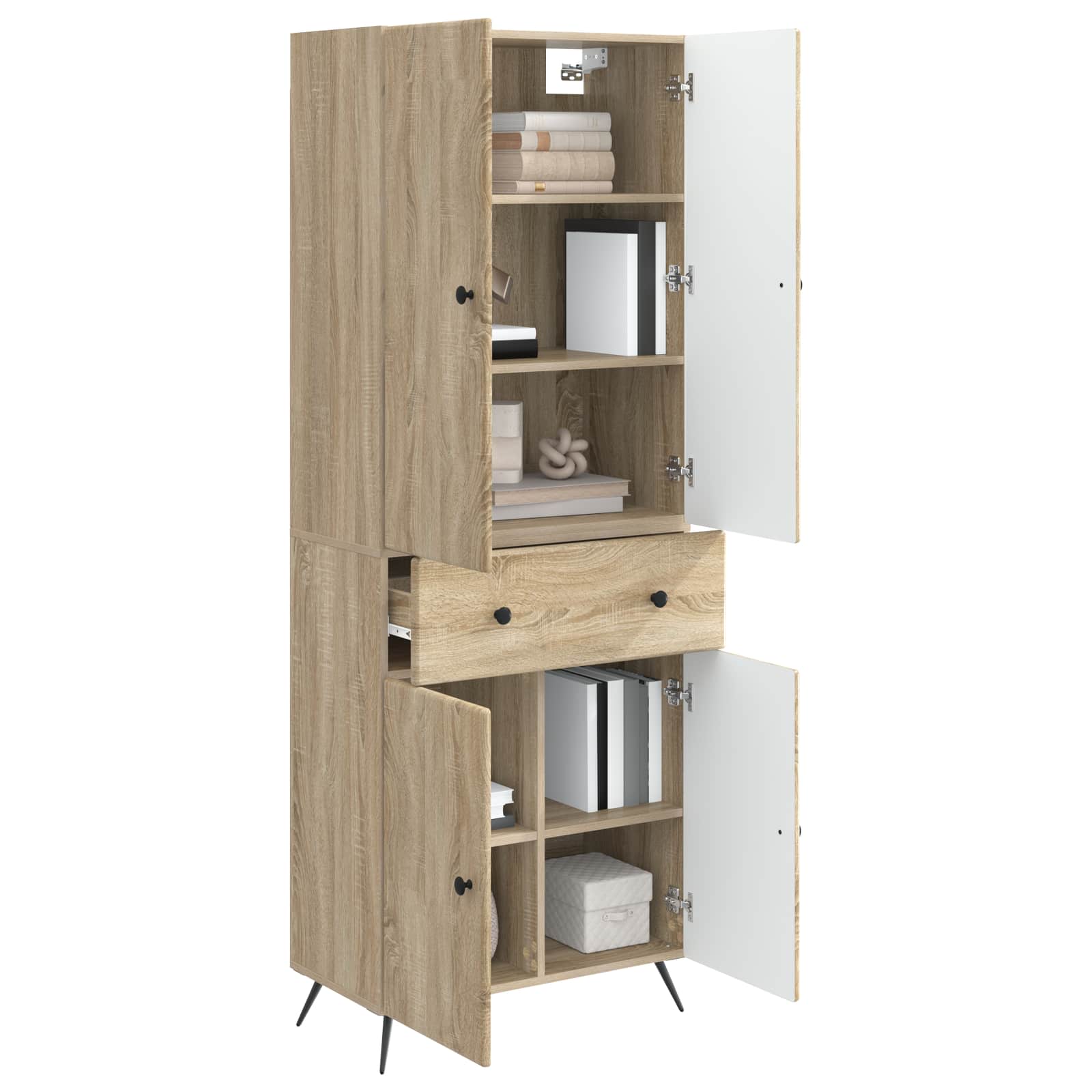 2 pcs Hrast sonoma