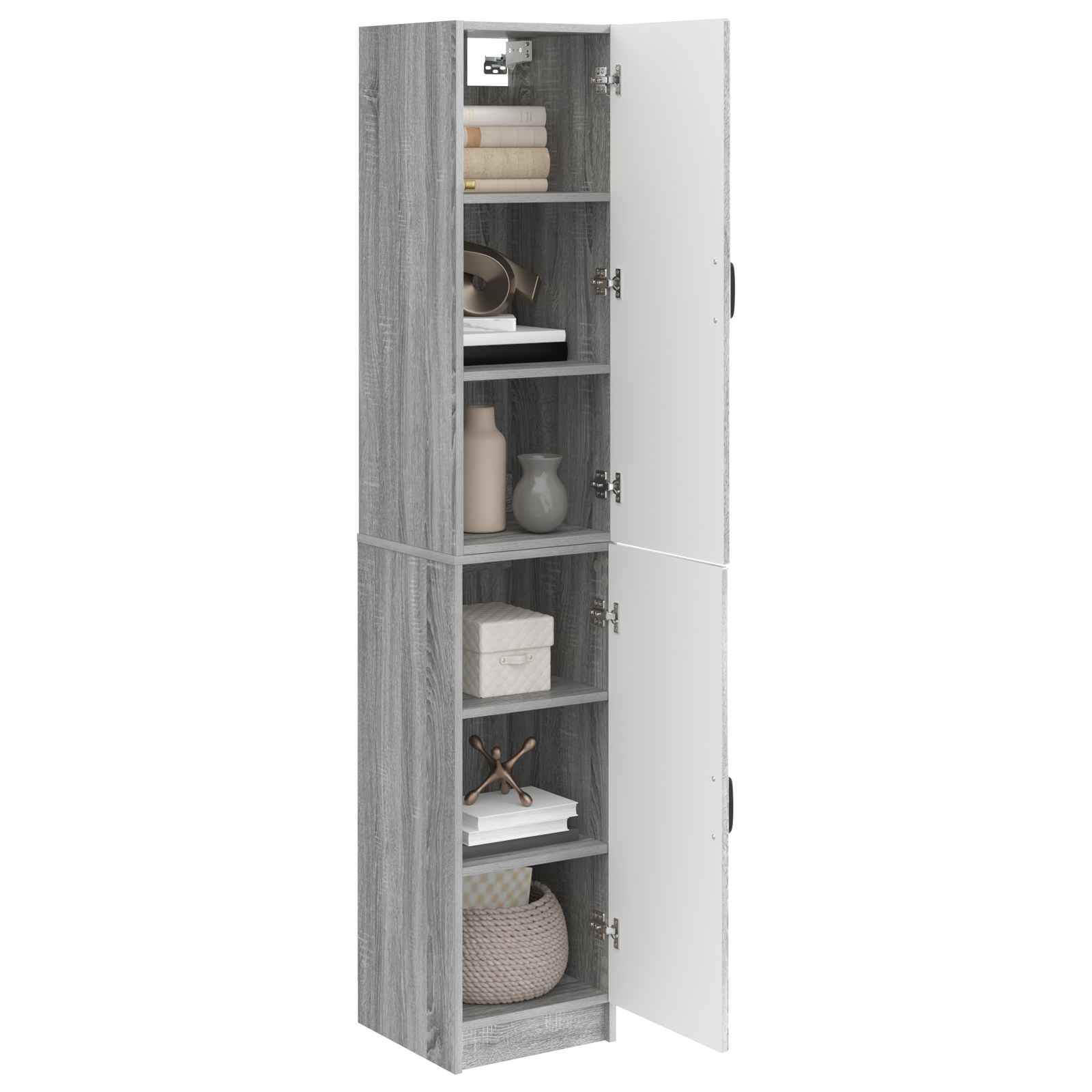 Set ormara 2 pcs Siva Sonoma Konstruirano drvo