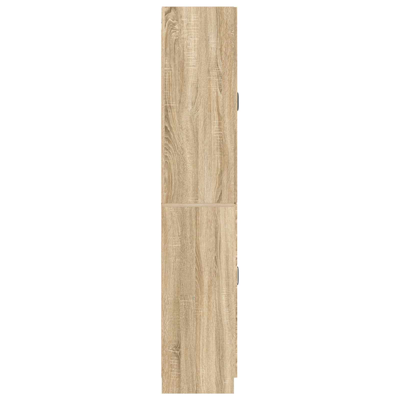 Set ormara 2 pcs Hrast sonoma Konstruirano drvo