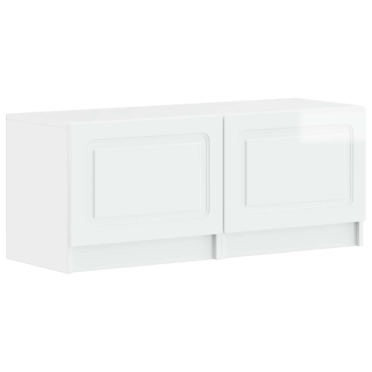 LED TV kabinet UTRECHT 3 kom. Bijela visokog sjaja 81 x 35 x 40 cm