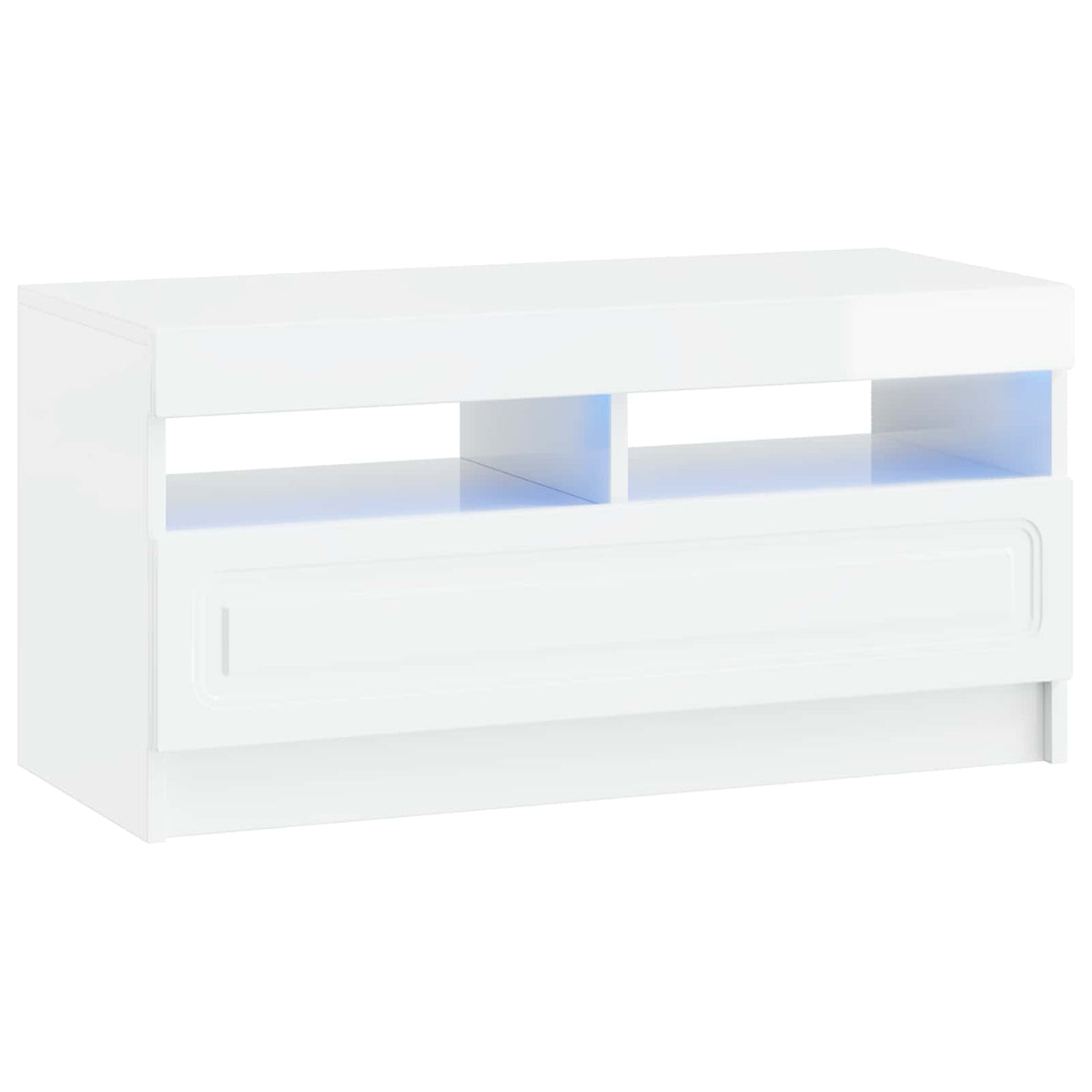 LED TV kabinet UTRECHT 3 kom. Bijela visokog sjaja 81 x 35 x 40 cm