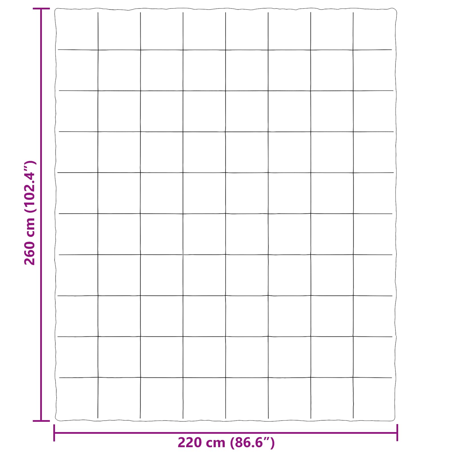 Puni pokrivač za cijelu godinu Šonerisan Ružičasta 220 x 260 cm