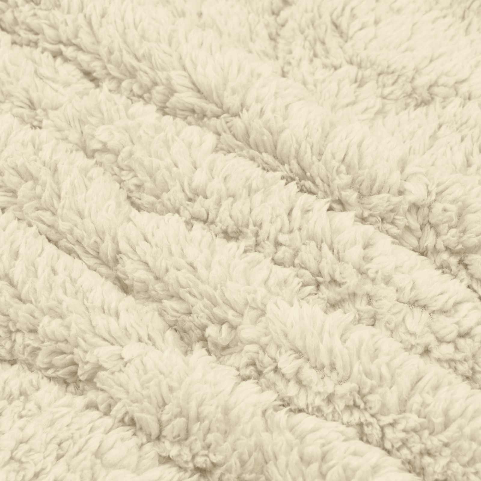 Ljetni pokrivač Krema 140 x 220 cm Mikrofibra i teddy flis