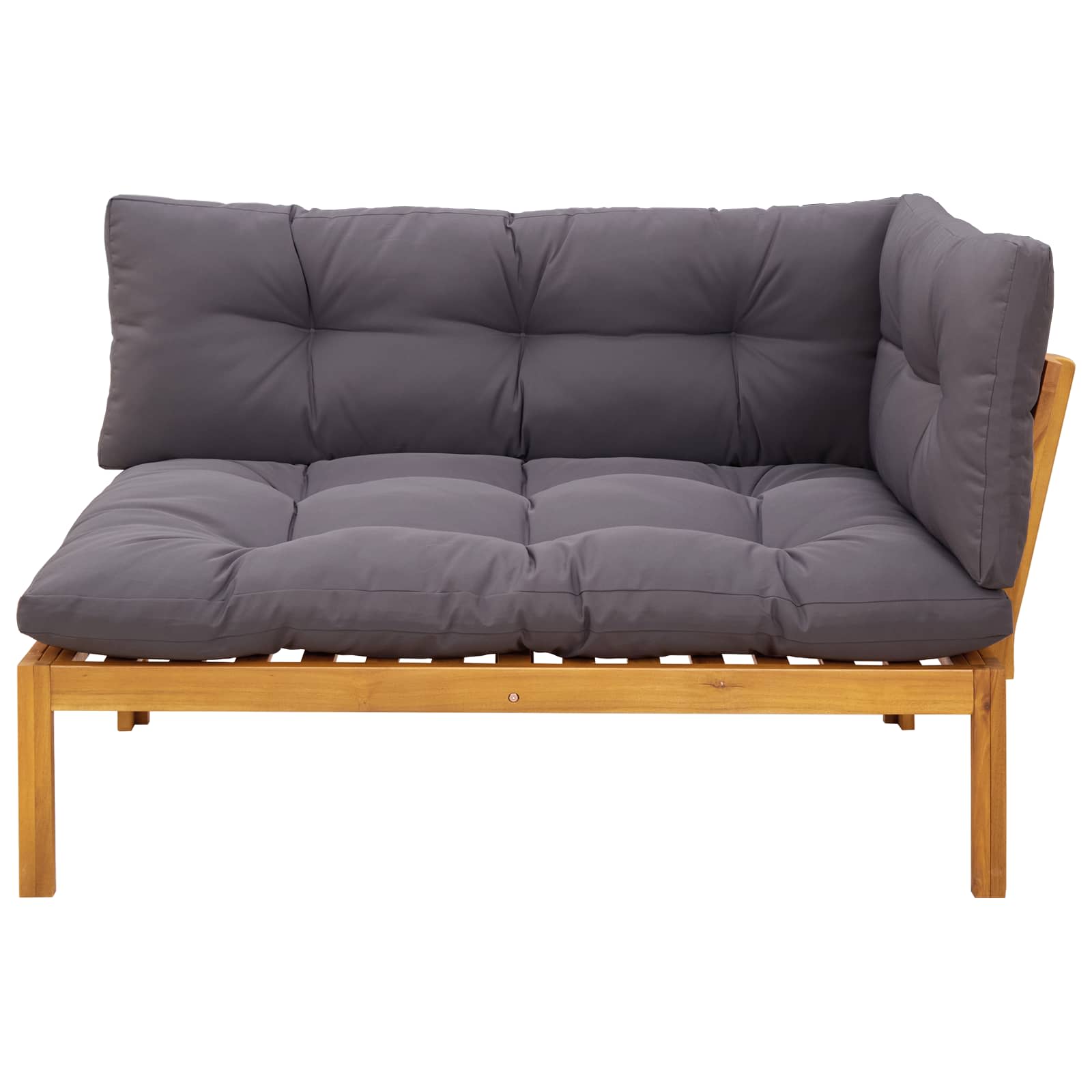 Kantasti Sofe Jedinica Prirodna i tamno siva 132 x 92 x 82 cm