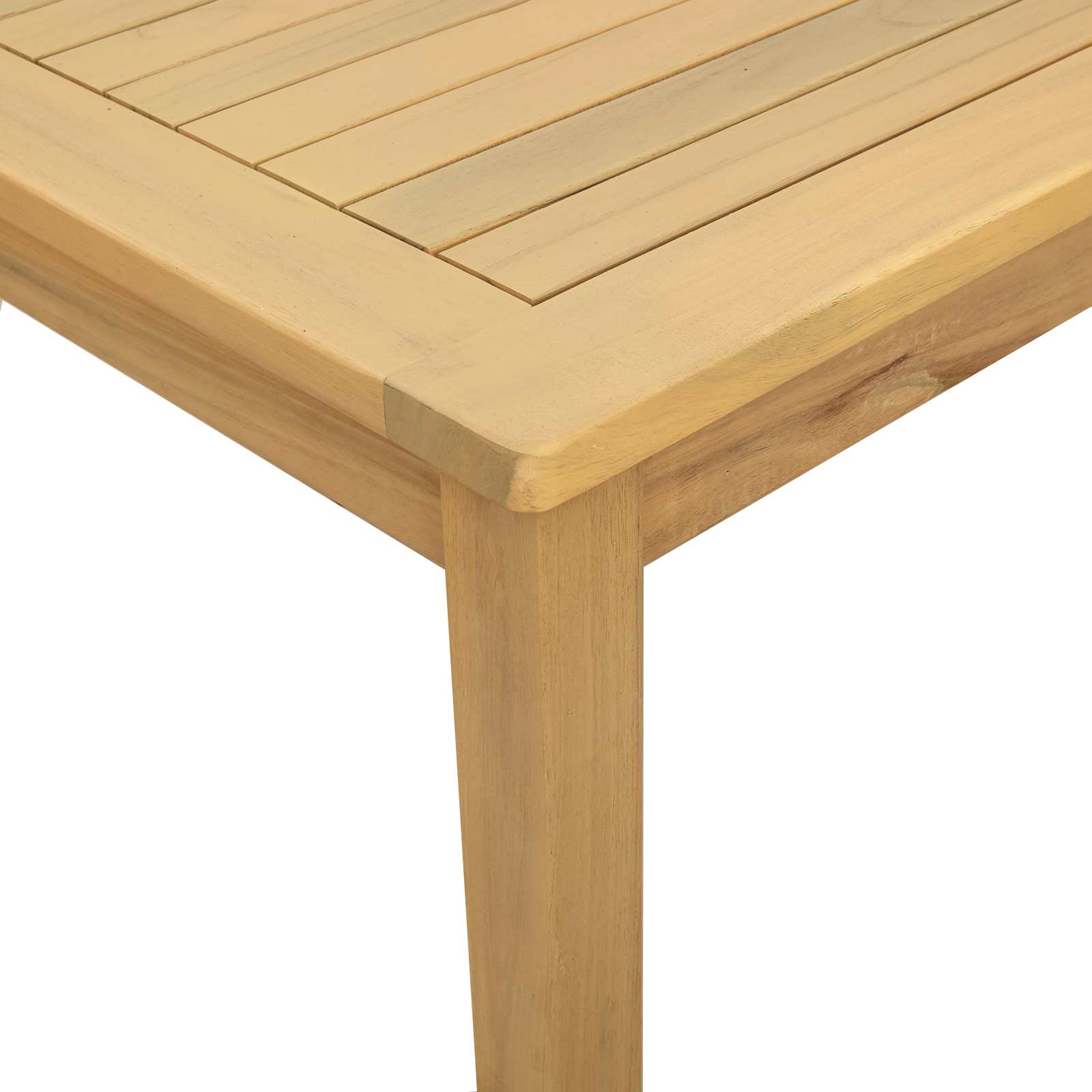 Kava Stol Svijetla akacija 85 x 85 x 45 cm Čvrsto drvo akacije