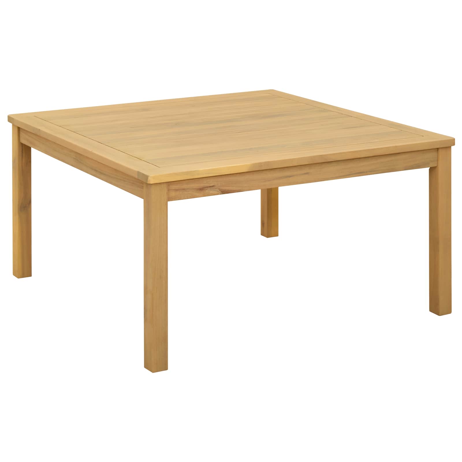 Kava Stol Svijetla akacija 85 x 85 x 45 cm Čvrsto drvo akacije