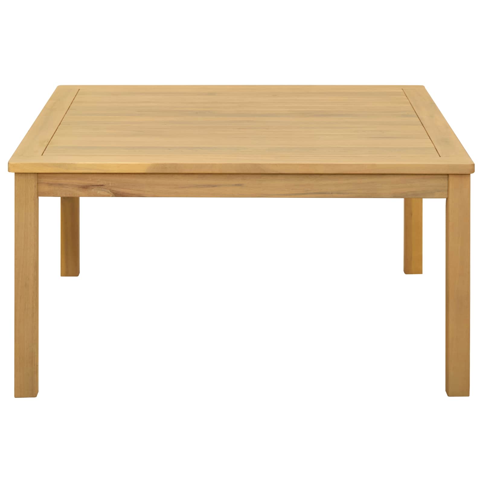 Kava Stol Svijetla akacija 85 x 85 x 45 cm Čvrsto drvo akacije
