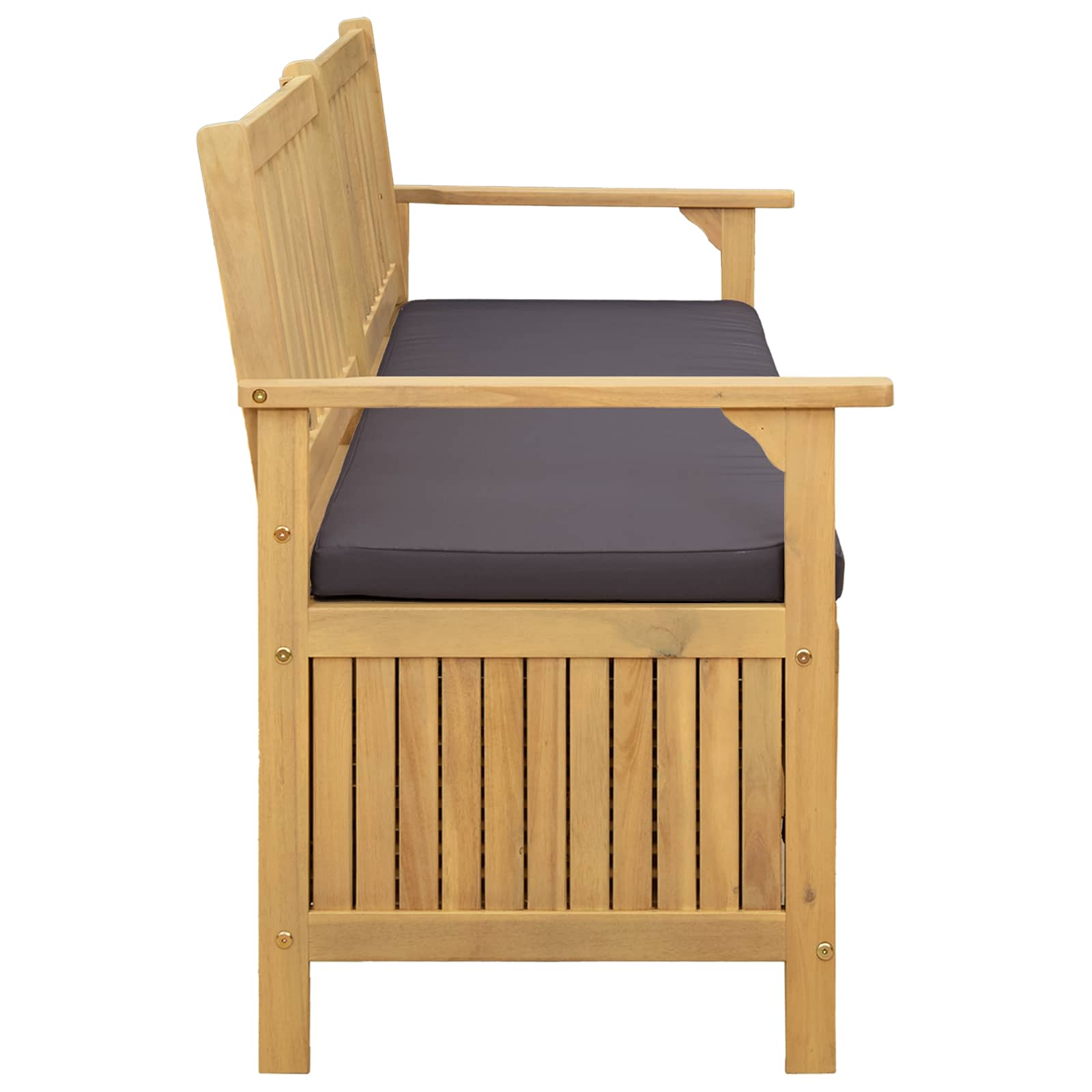 Klupa za pohranu 2 -Seater 148 x 63 x 84 cm Pravokutni