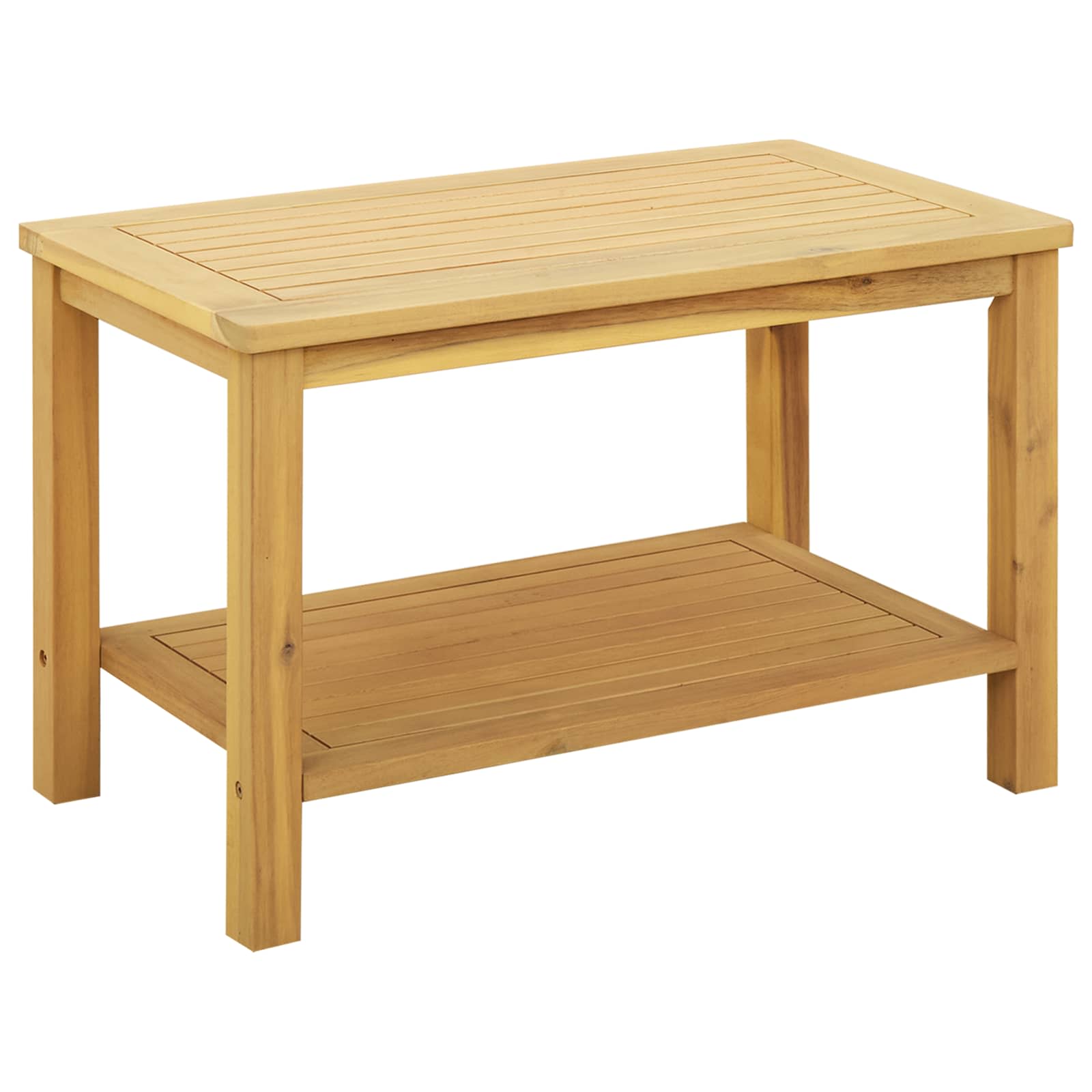Bocni stol Prirodna nafta 70 x 40 x 45 cm Čvrsto drvo akacije