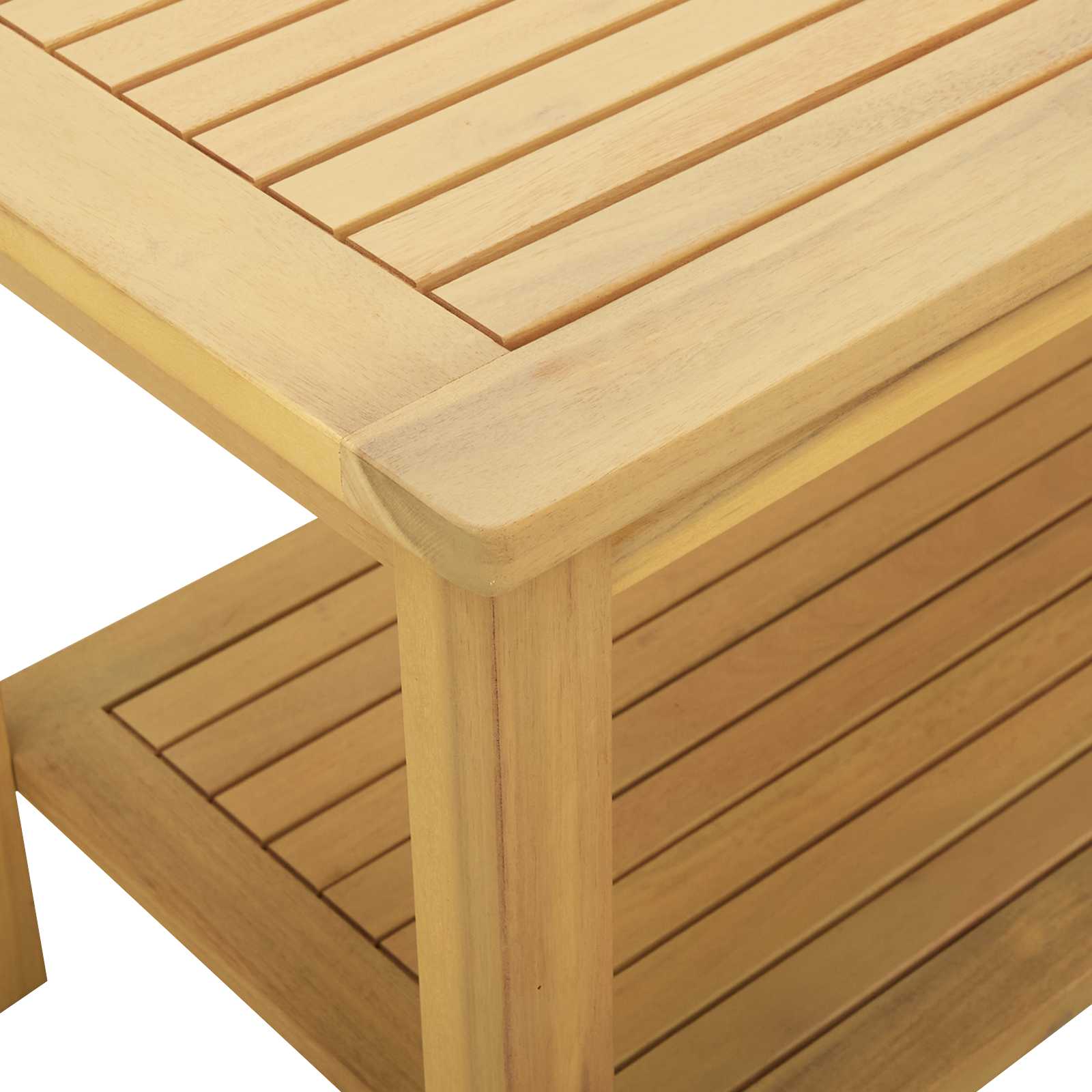 Bocni stol Prirodna nafta 110 x 55 x 45 cm Čvrsto drvo akacije