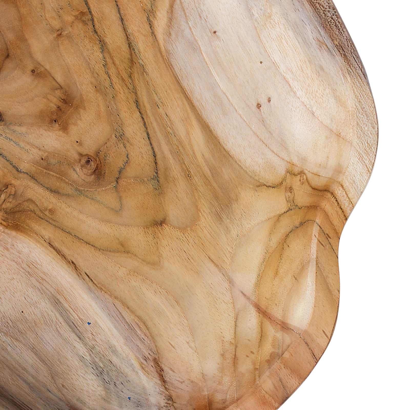 Zdjela za voće JEPARA Teak smeđa Ø 30 cm Masivna tikovina