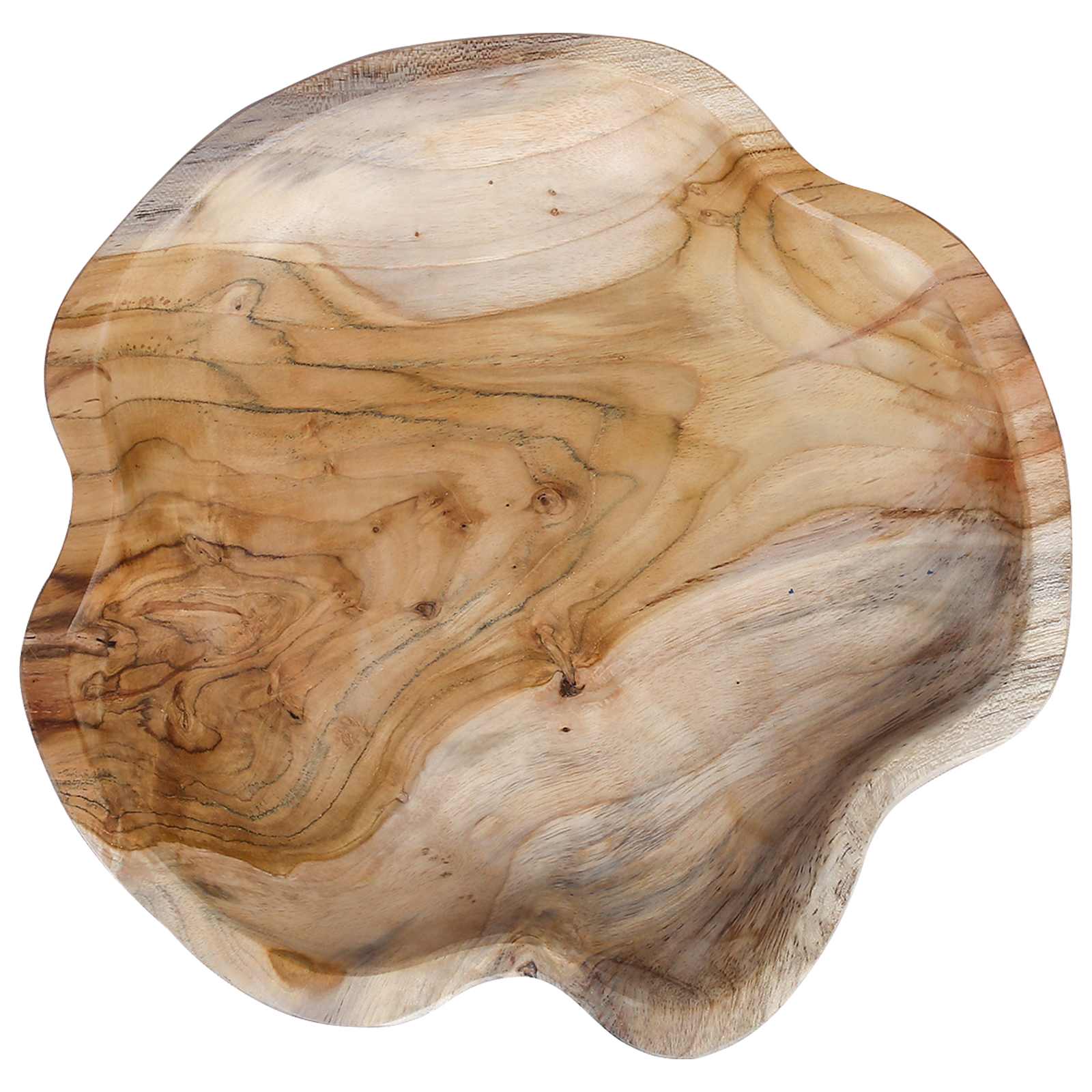 Zdjela za voće JEPARA Teak smeđa Ø 30 cm Masivna tikovina
