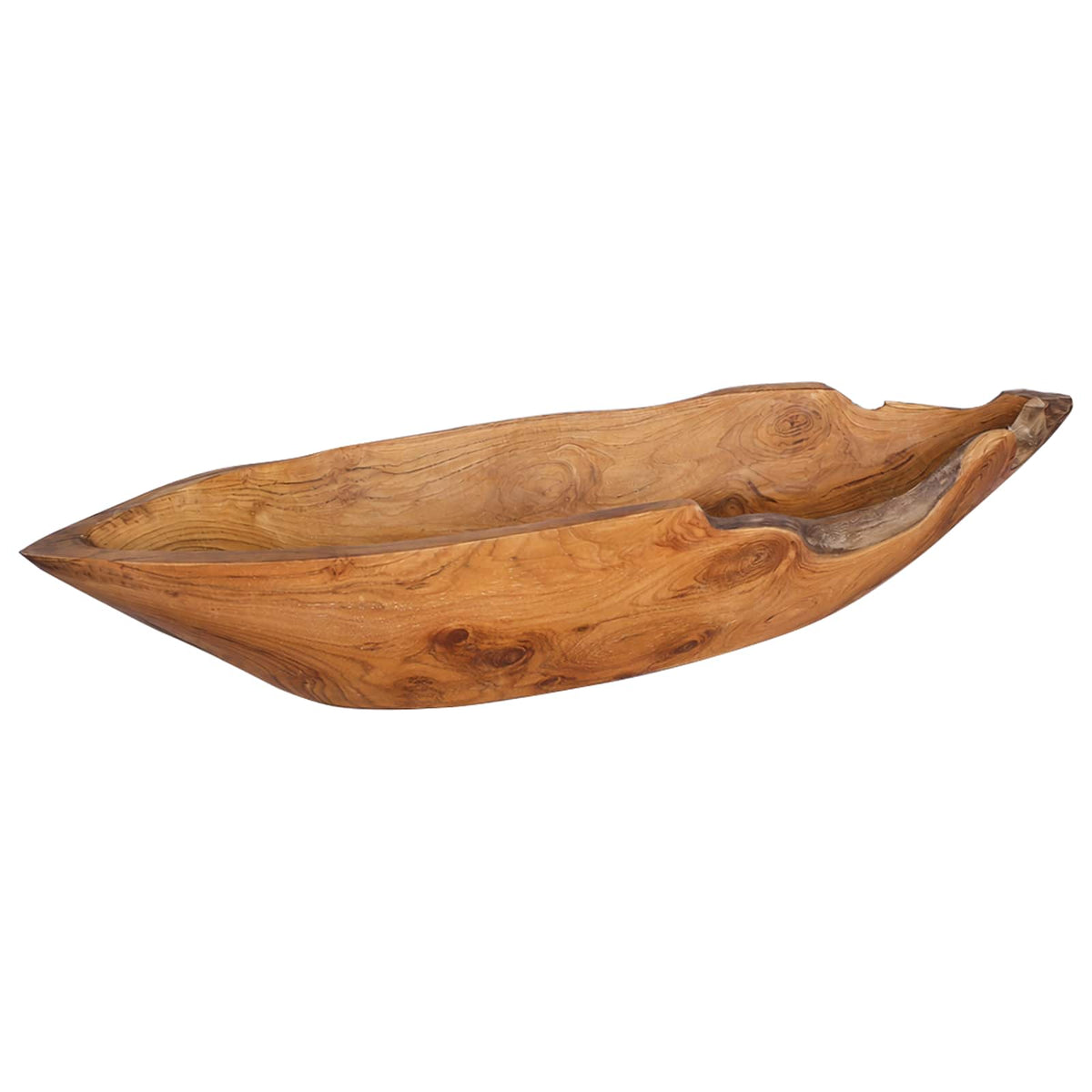Zdjela za voće JEPARA Smeđa boja tikovine 61 x 21 x 11 cm