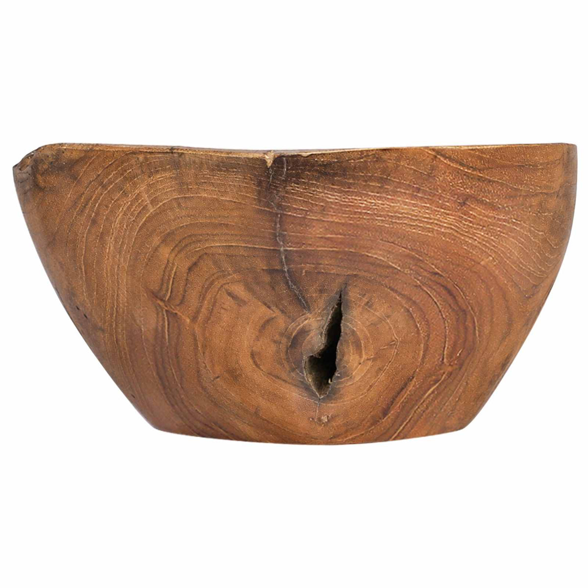Zdjela za voće JEPARA Smeđa boja tikovine 61 x 21 x 11 cm