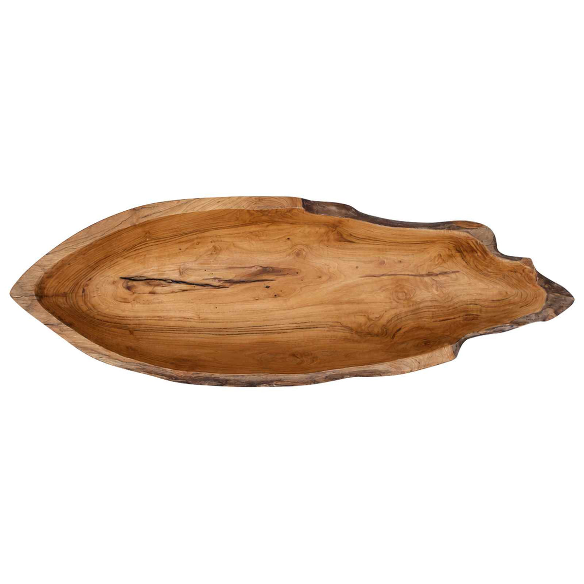 Zdjela za voće JEPARA Smeđa boja tikovine 61 x 21 x 11 cm