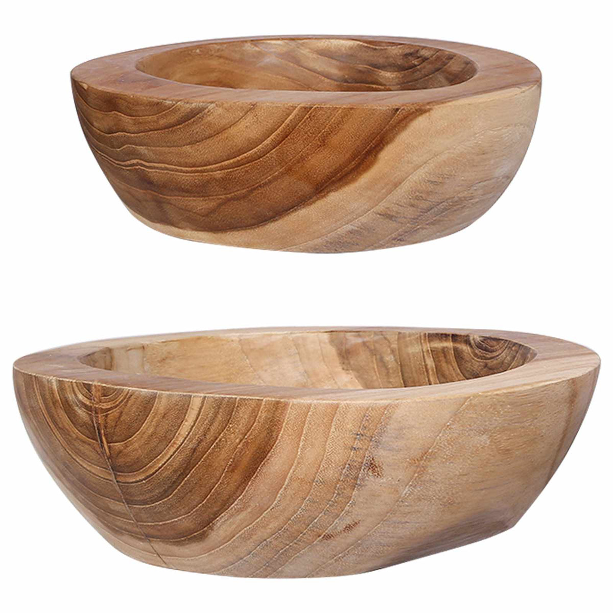 Zdjela za voće JEPARA 2 kom. Tamnije smeđi teak