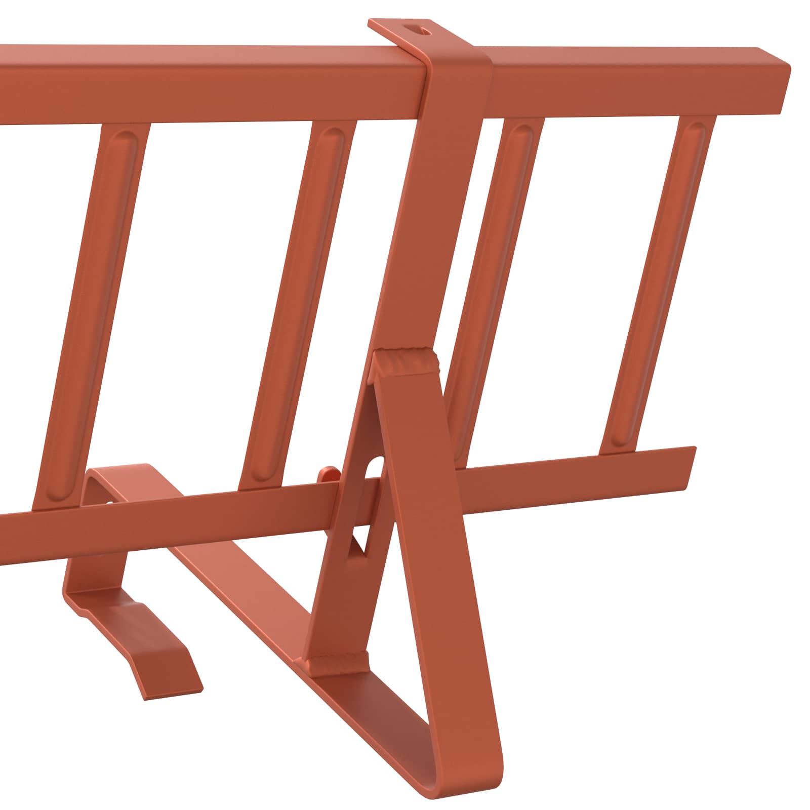 Zaštita od snijega za krov Crvena 800 x 29,5 x 34,5 cm Čelik