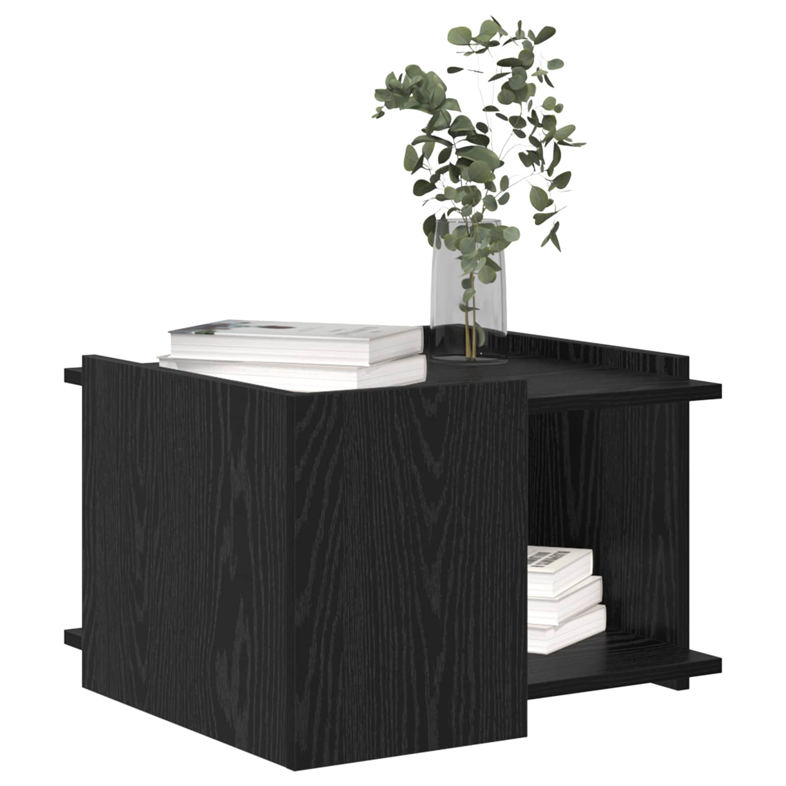 Kava Stol Crni hrast 50,5 x 50 x 33 cm Konstruirano drvo