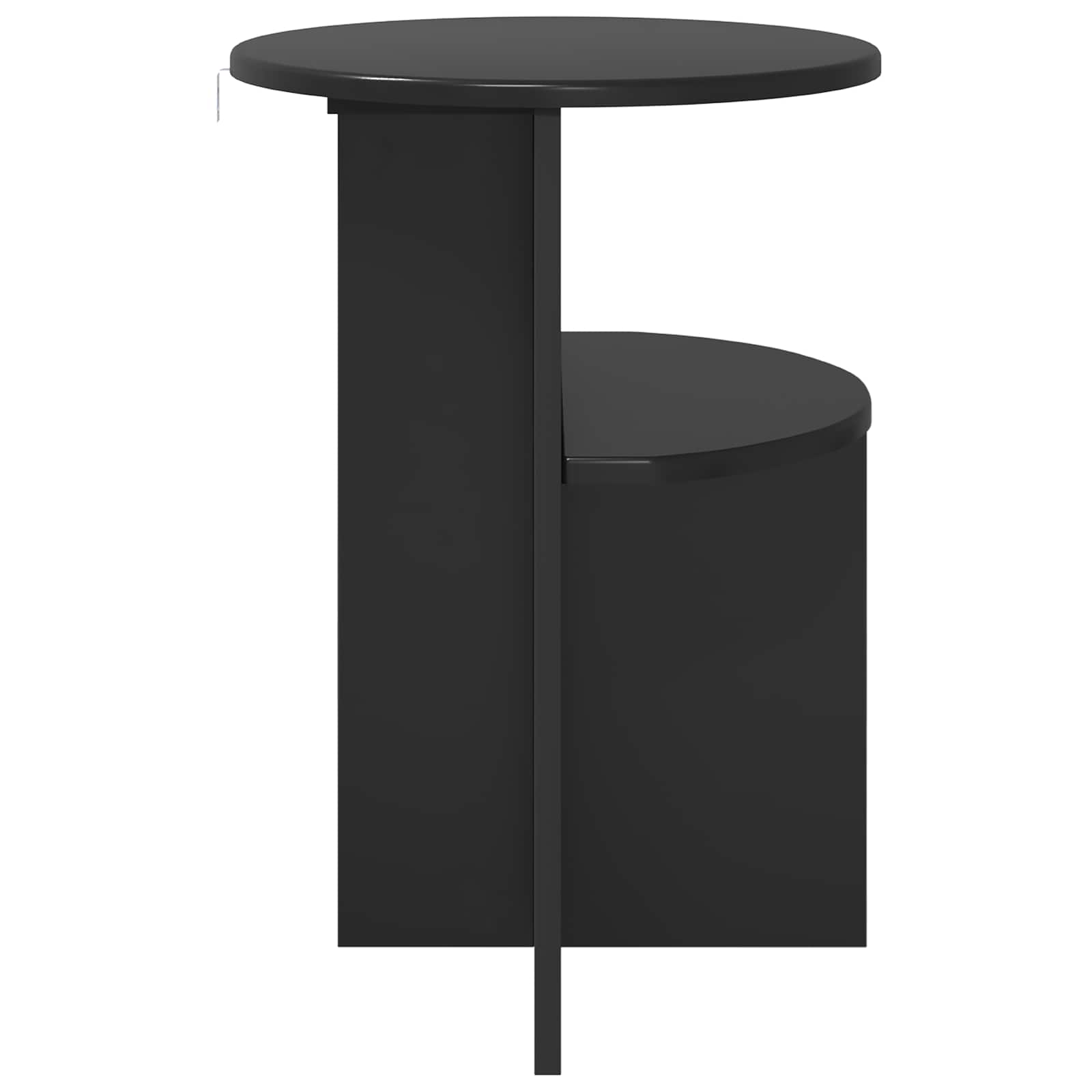 Bocni stol Crni hrast Ø 39,5 x 55 cm Konstruirano drvo