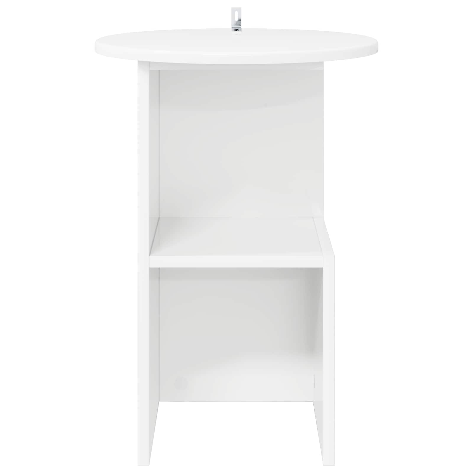 Bocni stol Bijela Ø 39,5 x 55 cm Konstruirano drvo