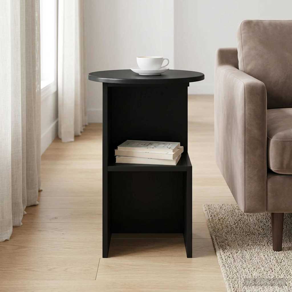 Bocni stol Crni hrast Ø 39,5 x 55 cm Konstruirano drvo